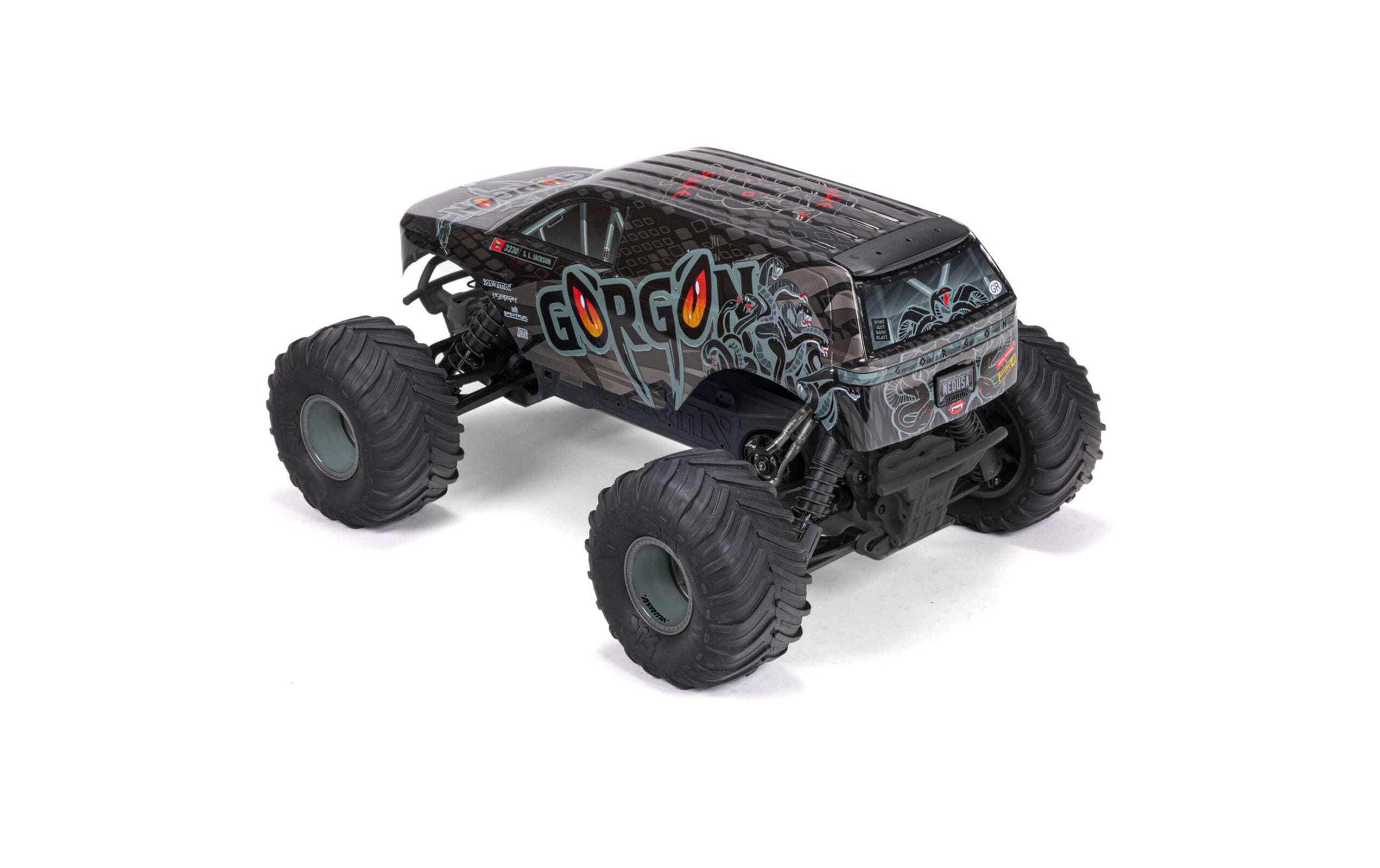 Arrma Monster Truck Gorgon MEGA 550 RWD Schwarz, Bausatz, 1:10