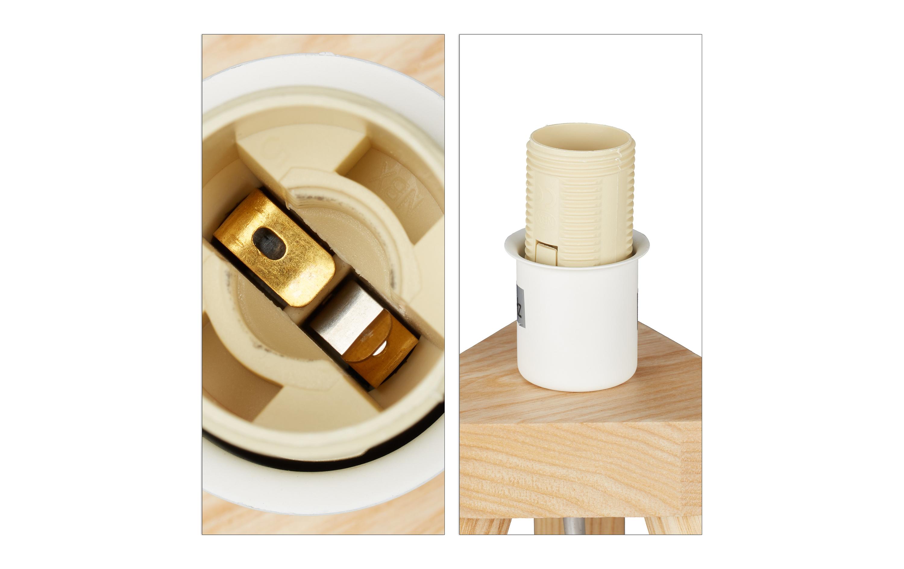 relaxdays Tischlampe Sterne Dunkelblau