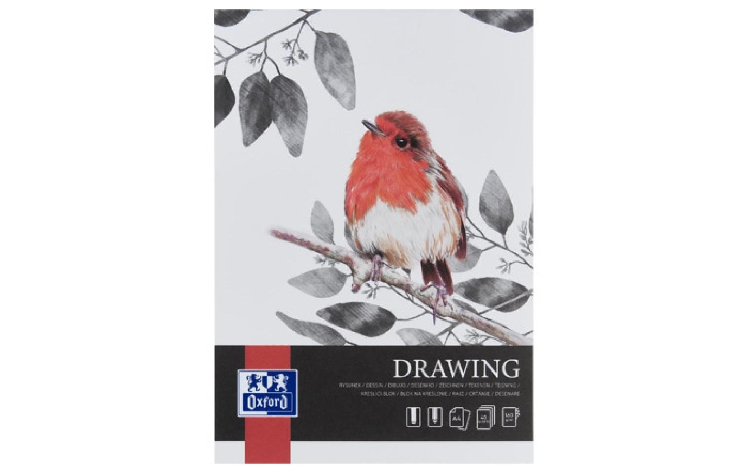 Oxford Malblock Art Drawing A4, 40 Blatt