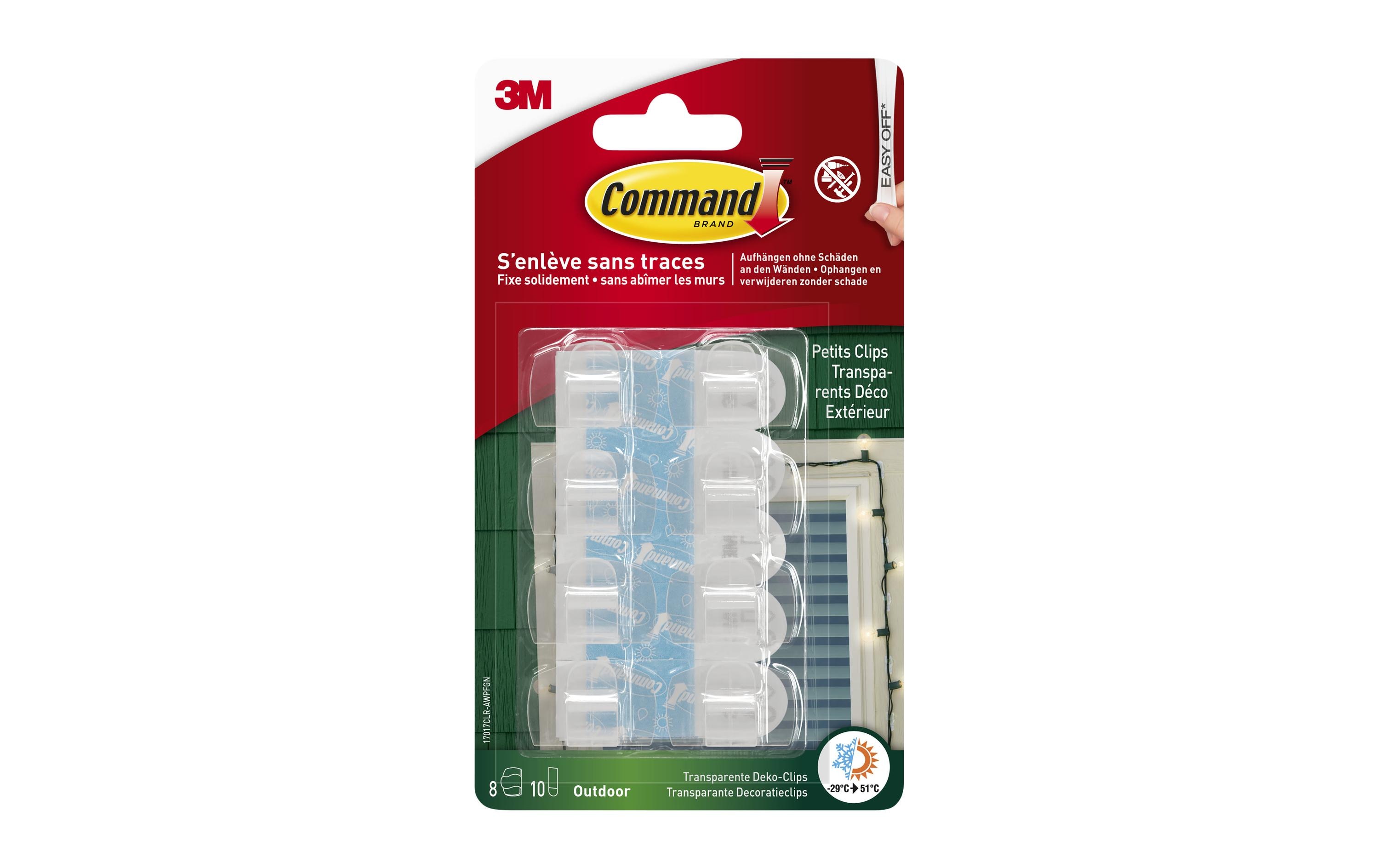 Command Haken Command Outdoor Transparent, 8 Haken Command Haken Command Outdoor Transparent, 8 Haken