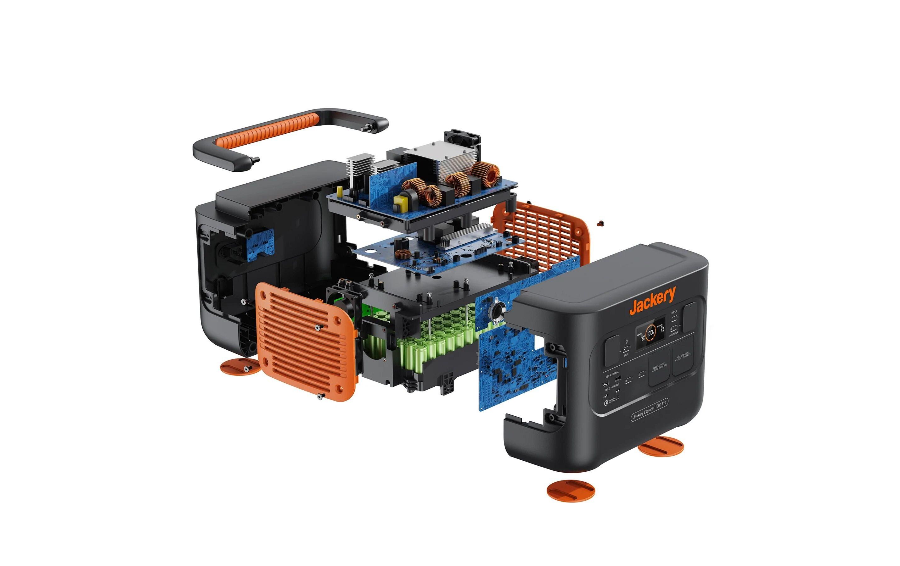 Jackery Power Station Kit– Explorer1000Pro+ 4xSolarSaga200W, 1002 Wh