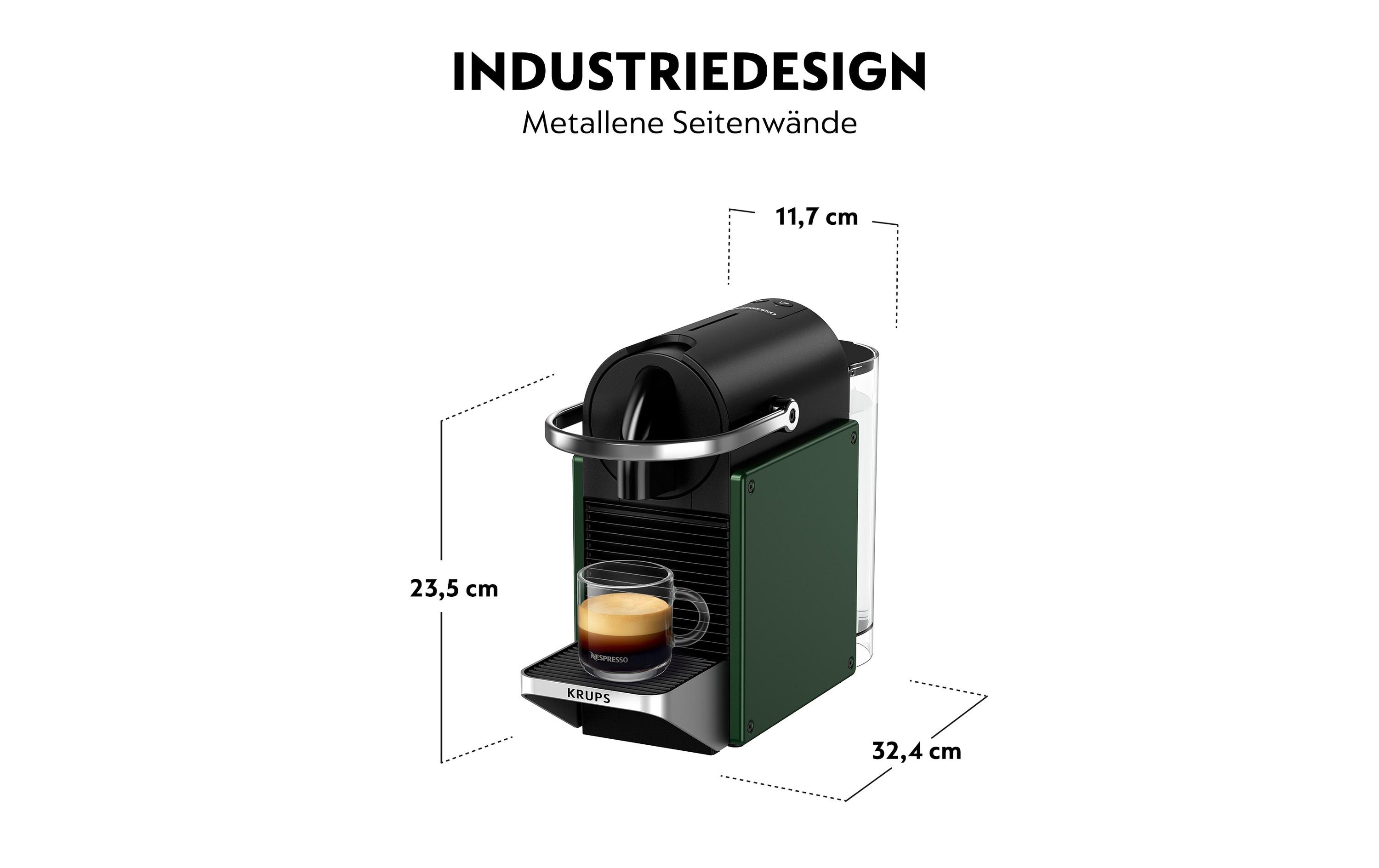 Krups Kaffeemaschine Nespresso Pixie XN3063CH Dunkelgrün