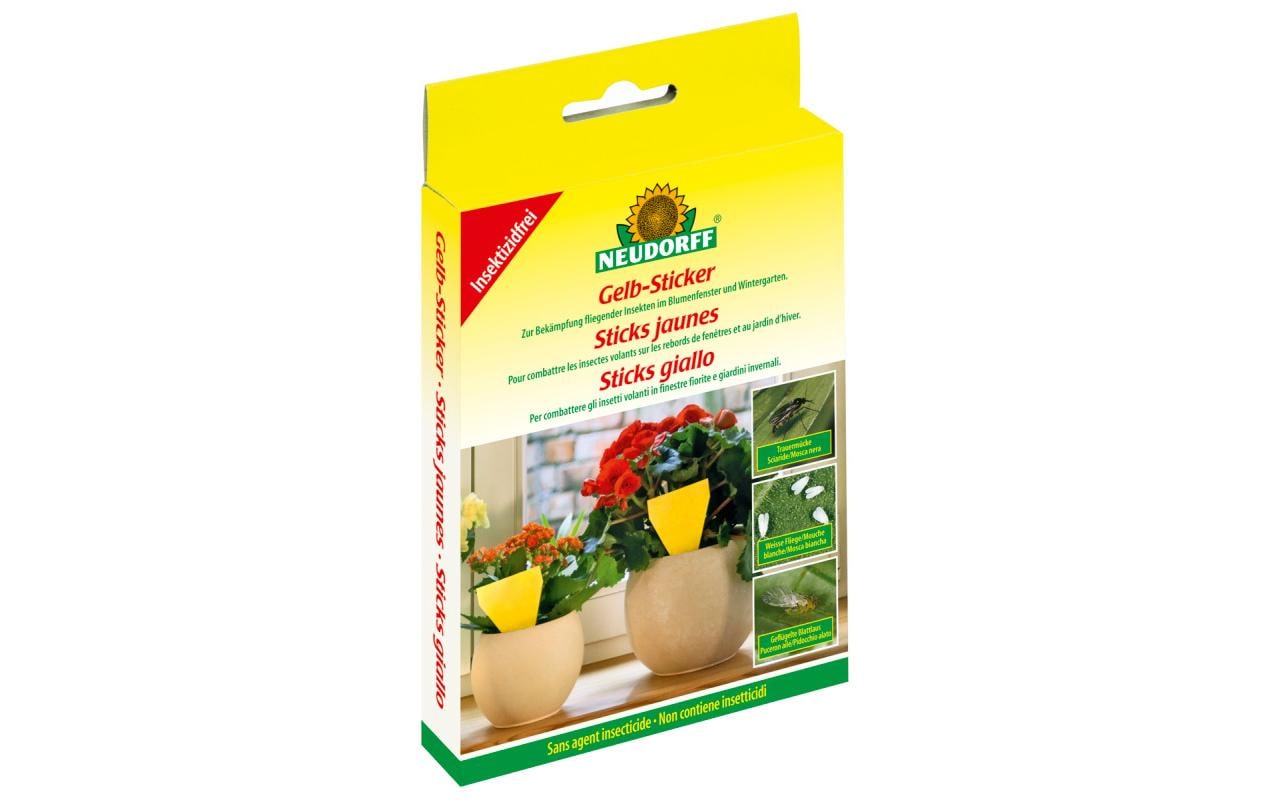 Neudorff Pflanzenschutz Gelb-Sticker, 10 Stück Neudorff Pflanzenschutz Gelb-Sticker, 10 Stück