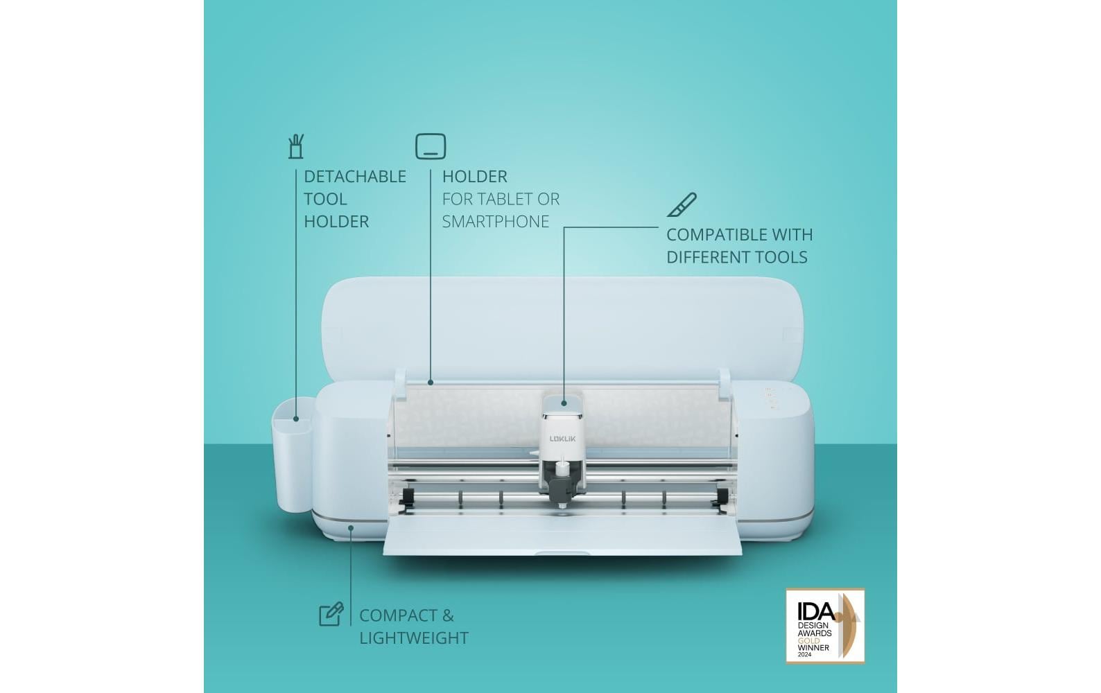 LOKLIK Schneideplotter iCraft Blau LOKLIK Schneideplotter iCraft Blau