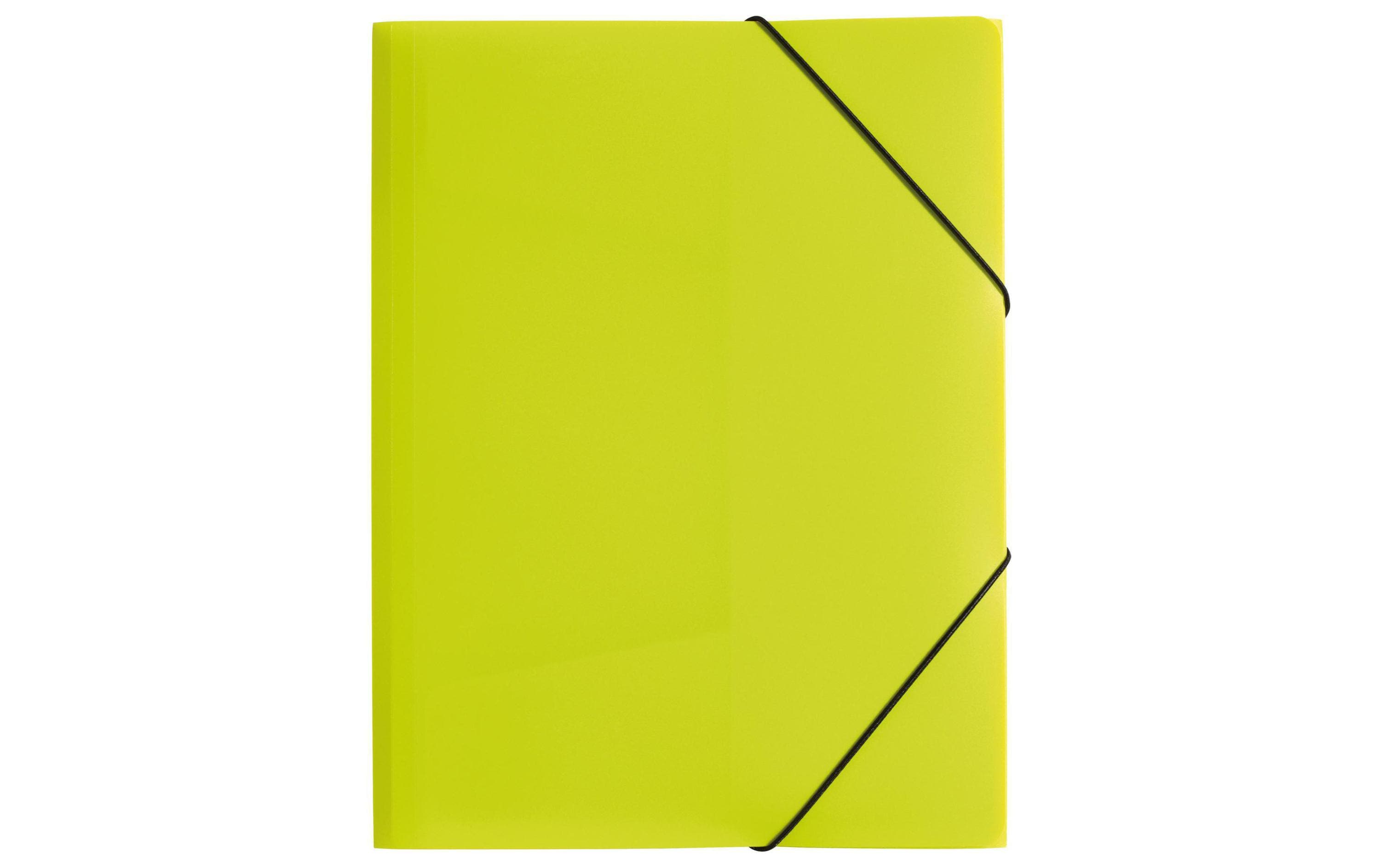 Pagna Gummibandmappe A4 PP Lindgrün