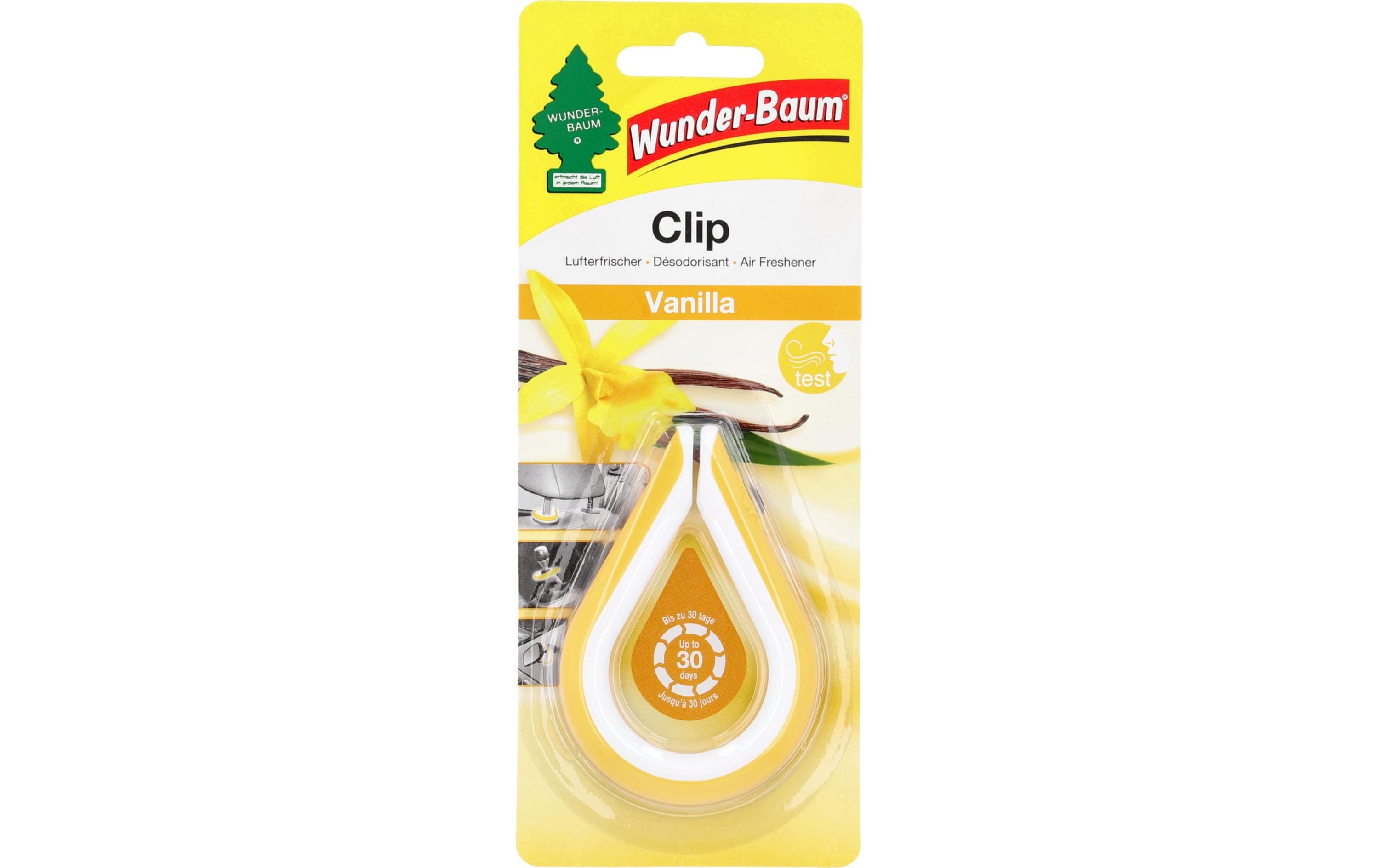 Wunderbaum Auto-Lufterfrischer Clip Vanilla