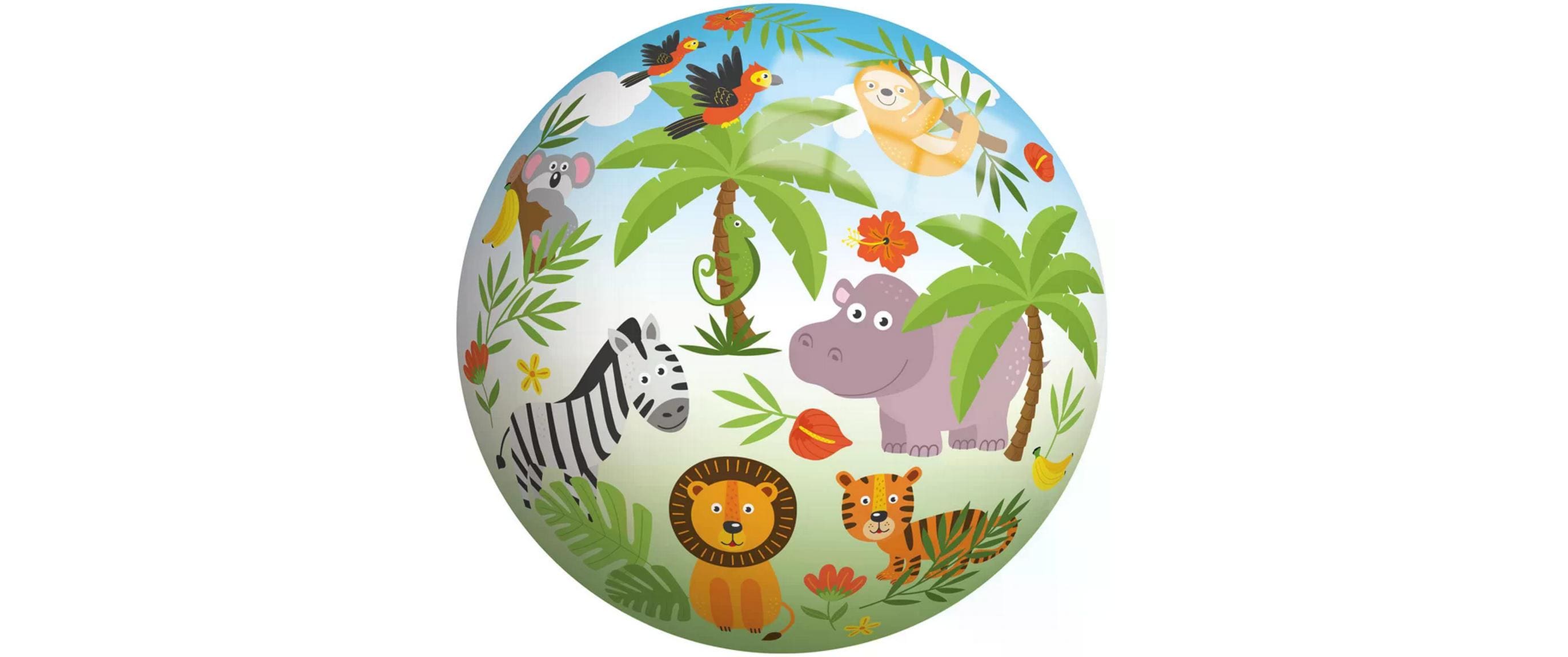 John Jungle World Ø 23 cm Vinylball mit Ventil John Jungle World Ø 23 cm Vinylball mit Ventil