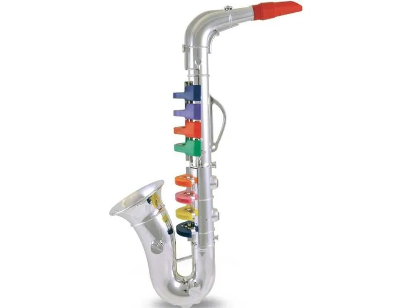 Bontempi Musikinstrument Saxophon mit 8 farbigen Tasten Bontempi Musikinstrument Saxophon mit 8 farbigen Tasten