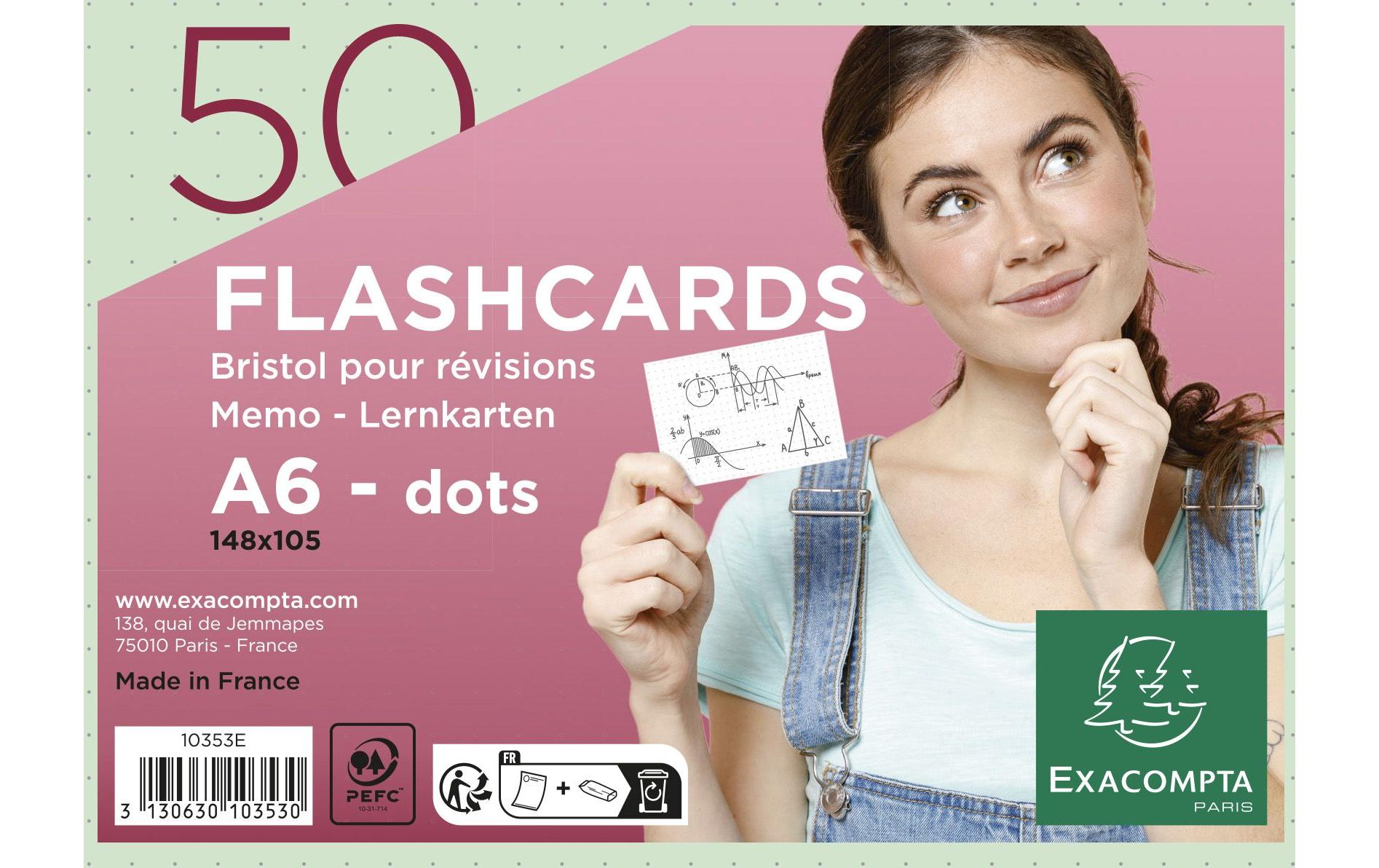 Exacompta Karteikarten Dot, Grün