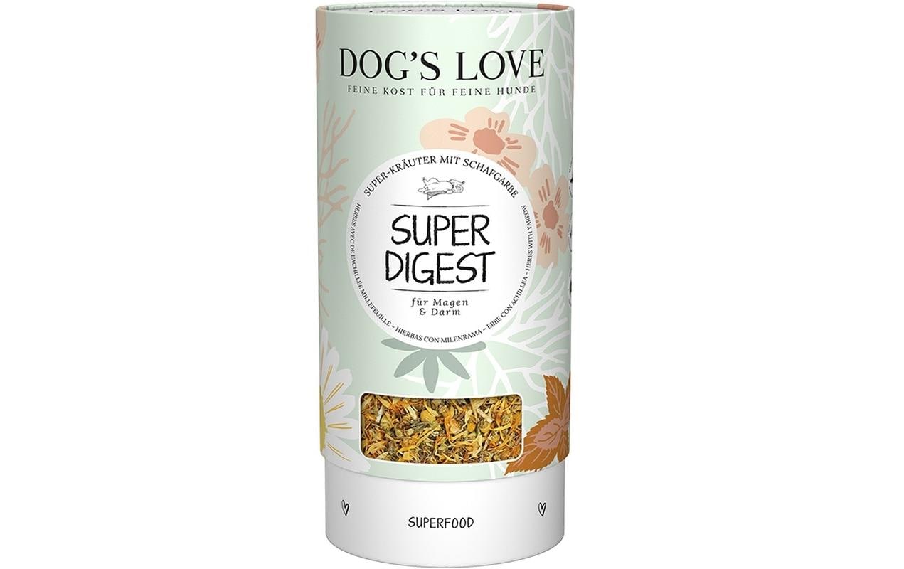 Dog's Love Hunde-Nahrungsergänzung Kräuter Super-Digest, 70 g