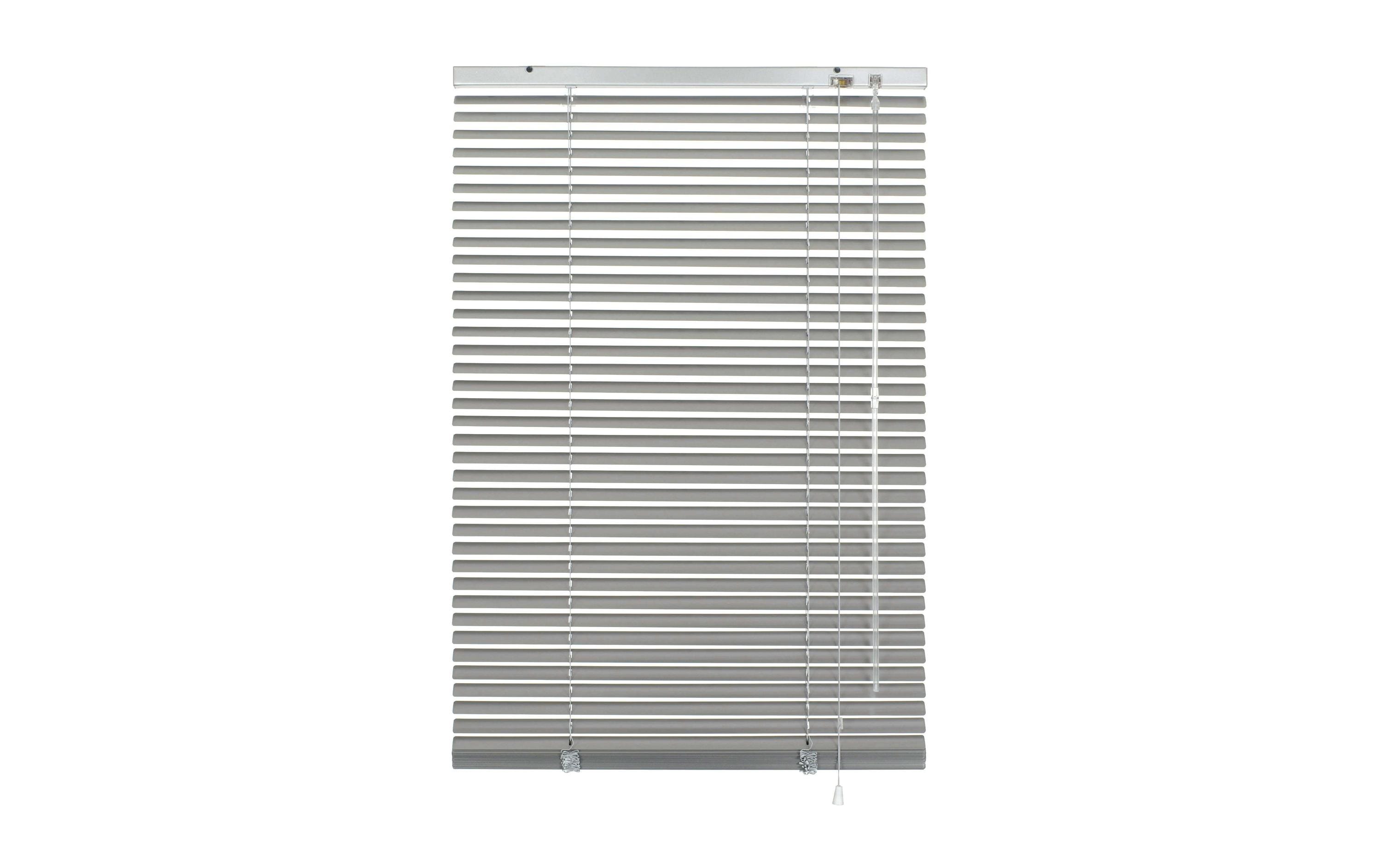 Gardinia Alu-Jal. 25 Klemm 80 x 220 cm, Silber