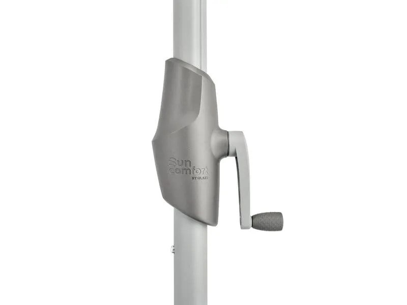 Suncomfort by Glatz Sonnenschirm Slide Ø 250 cm, Light Grey Suncomfort by Glatz Sonnenschirm Slide Ø 250 cm, Light Grey