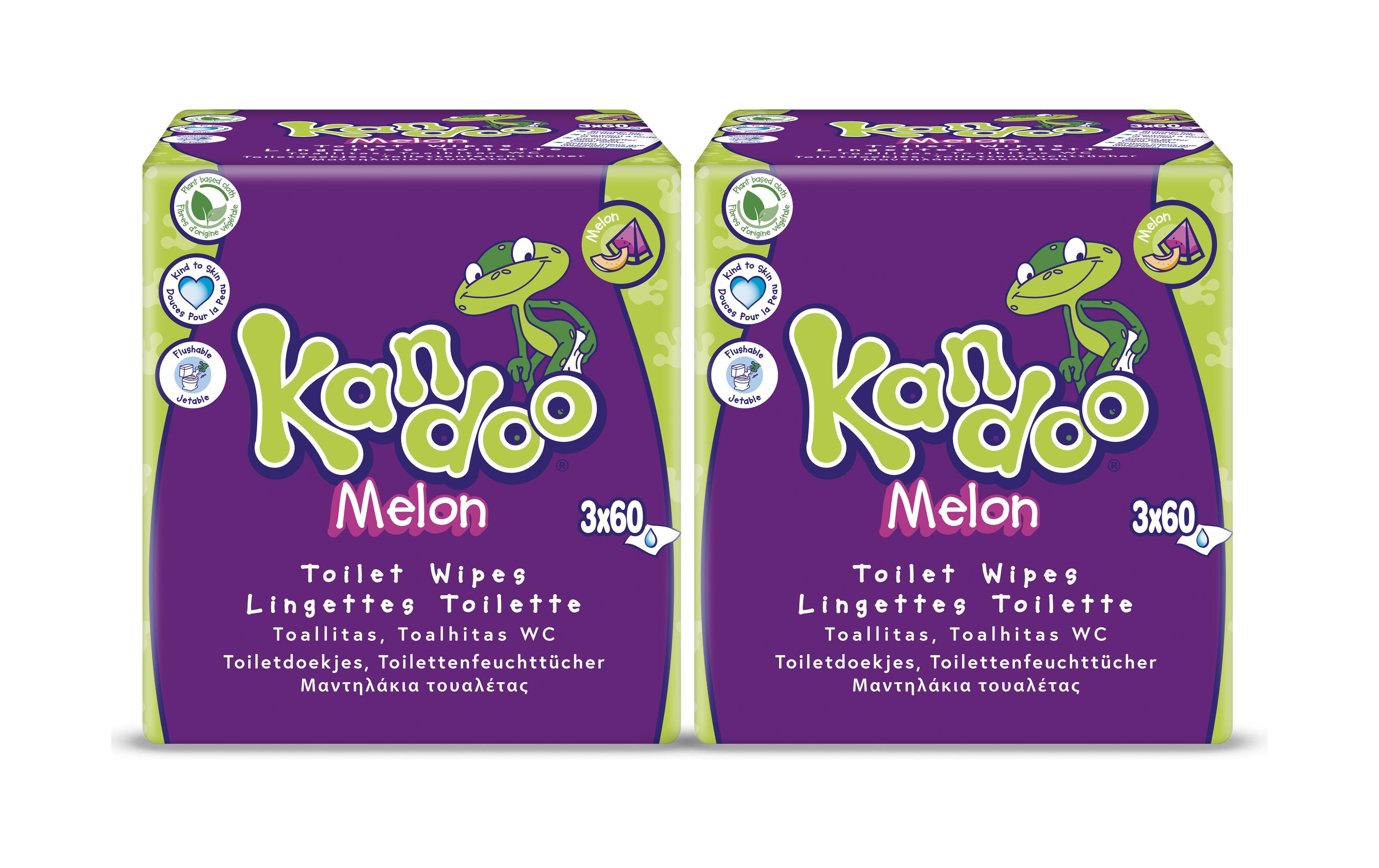 Kandoo Feuchttücher Melon 2x 180 Stück Kandoo Feuchttücher Melon 2x 180 Stück