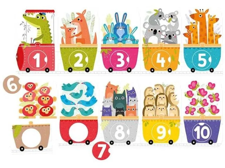 Banana Panda Puzzle Make-a-Match Zahlenzug Banana Panda Puzzle Make-a-Match Zahlenzug