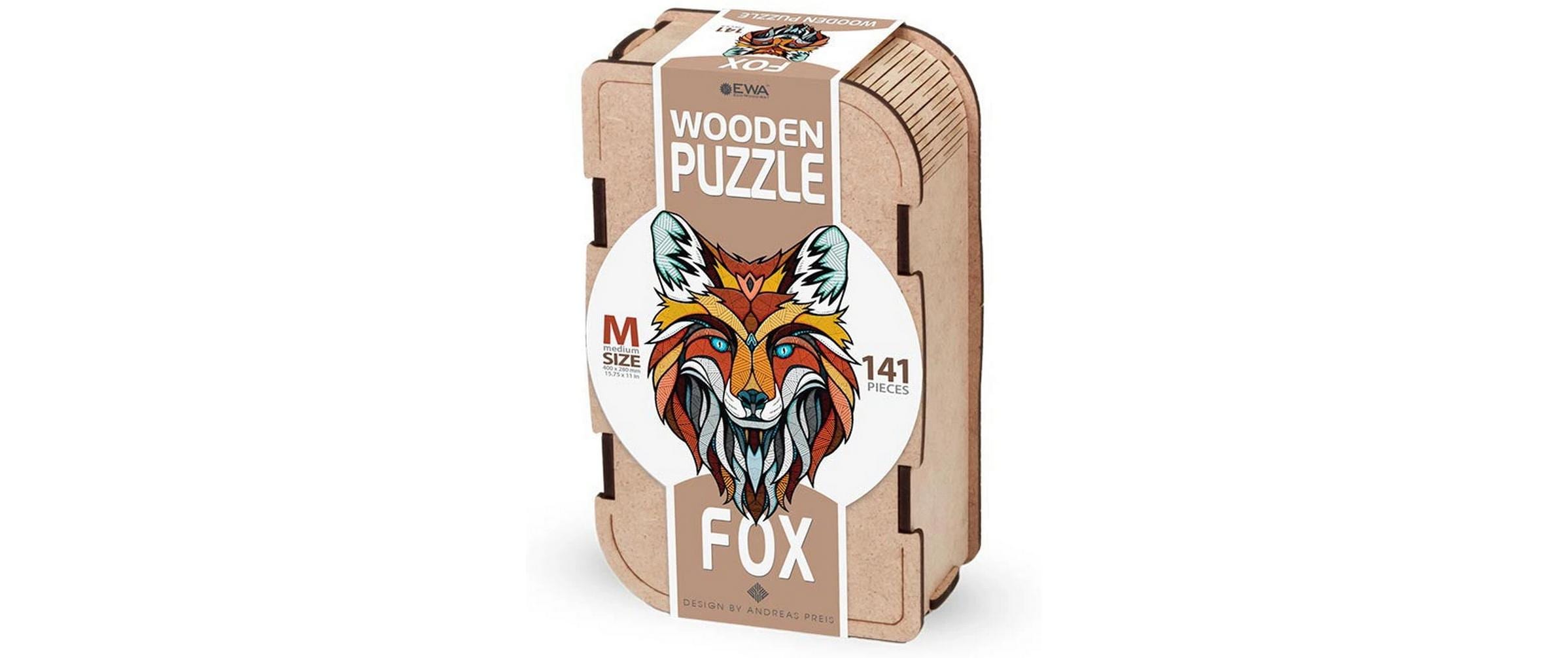 Eco Wood Art Holz-Puzzle Fuchs 141 Teile