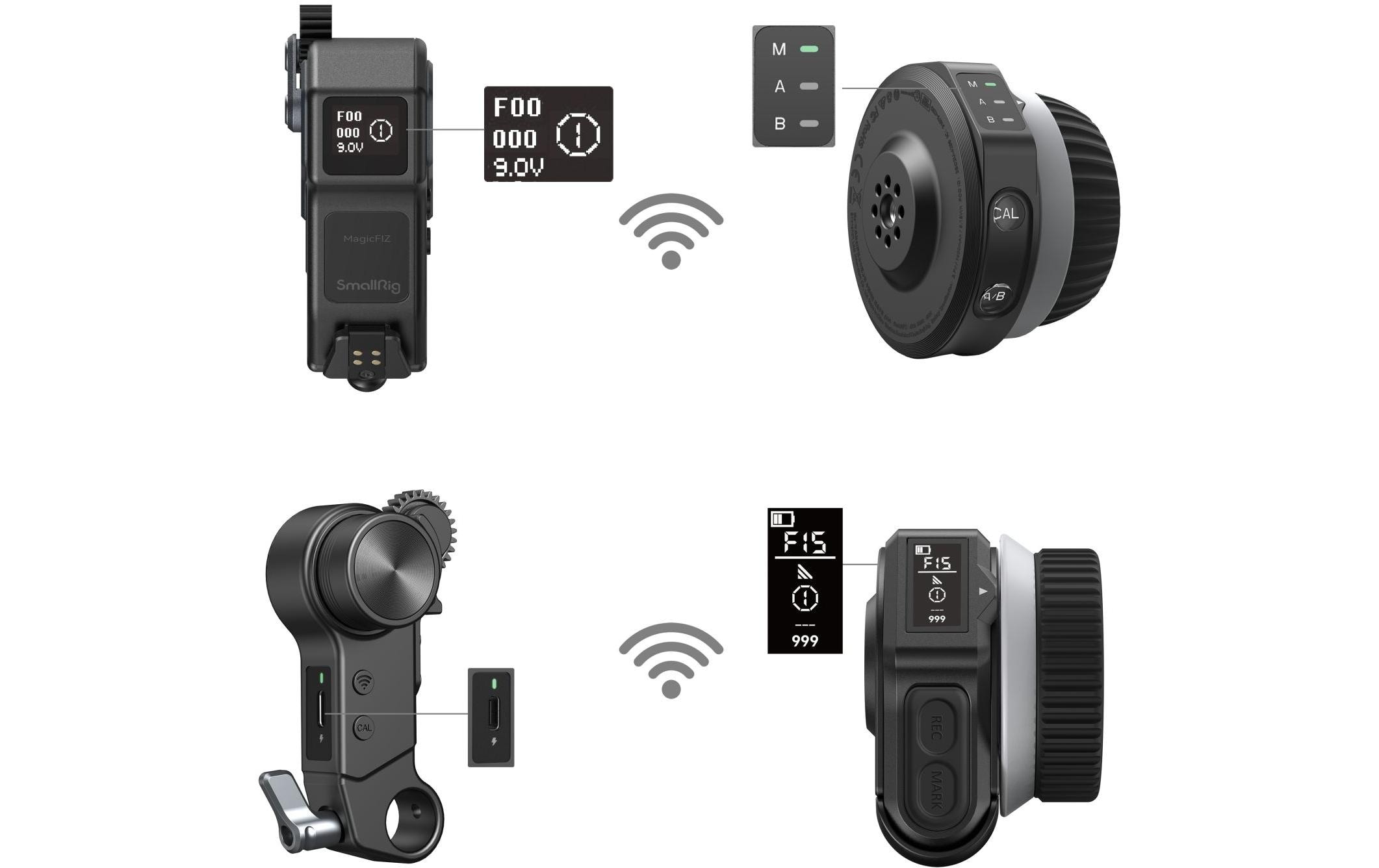 Smallrig Kabelloser Handrad-Controller (Lite)