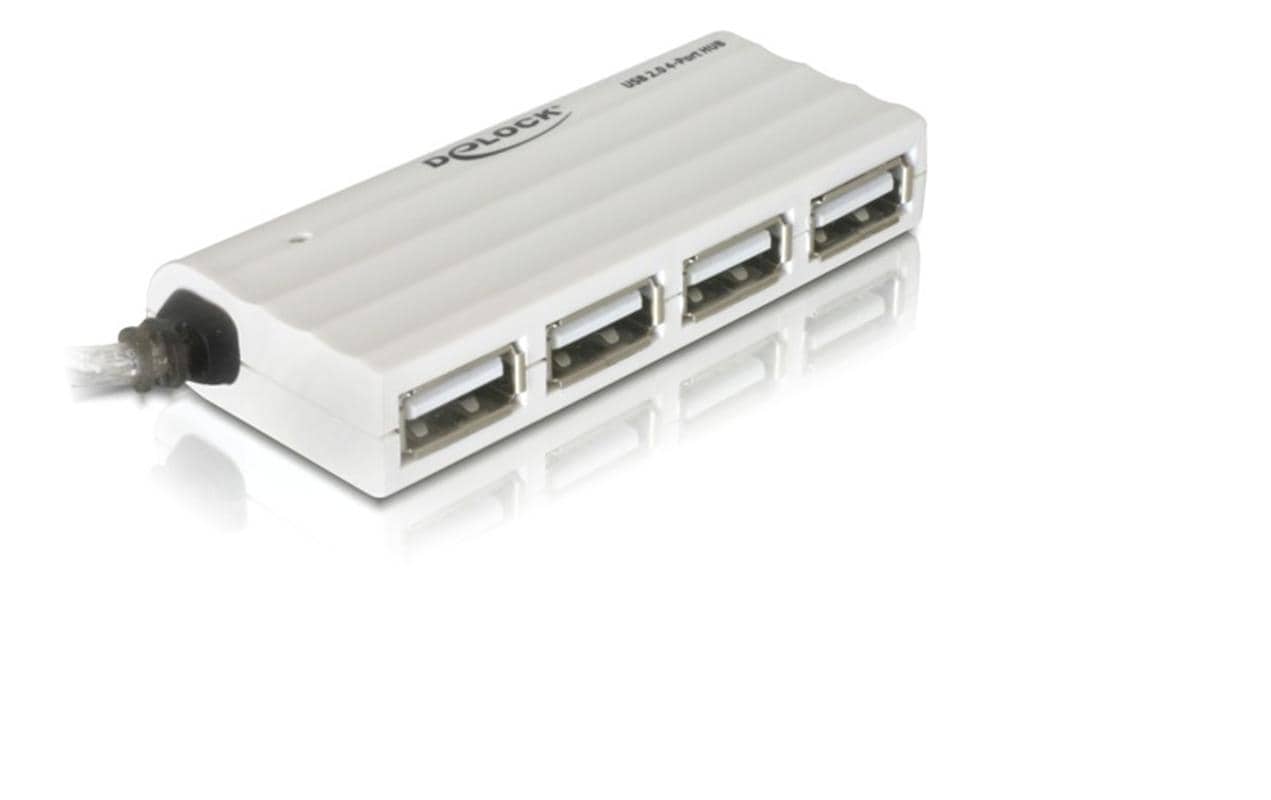 Delock USB-Hub 87445 USB 2.0 - 4x Typ-A Delock USB-Hub 87445 USB 2.0 - 4x Typ-A