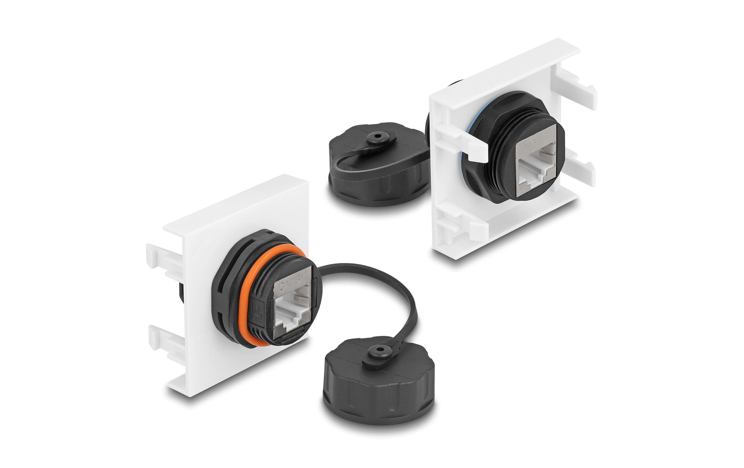 Delock Easy 45 Modul RJ45 Cat.6A, 45 x 45 mm