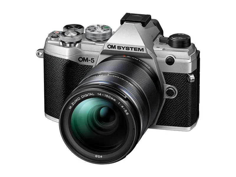 OM-System Fotokamera OM-5 M.Zuiko ED 14-150 mm F/4-5.6 II Silber OM-System Fotokamera OM-5 M.Zuiko ED 14-150 mm F/4-5.6 II Silber
