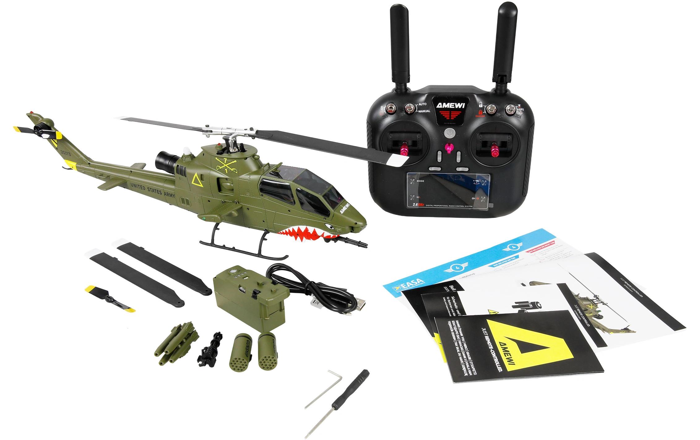 Amewi Helikopter Bell AH-1 Cobra Pro GPS 8-Kanal RTF