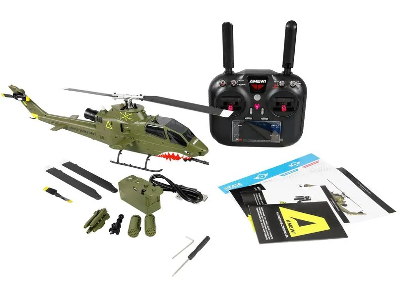 Amewi Helikopter Bell AH-1 Cobra Pro GPS 8-Kanal RTF