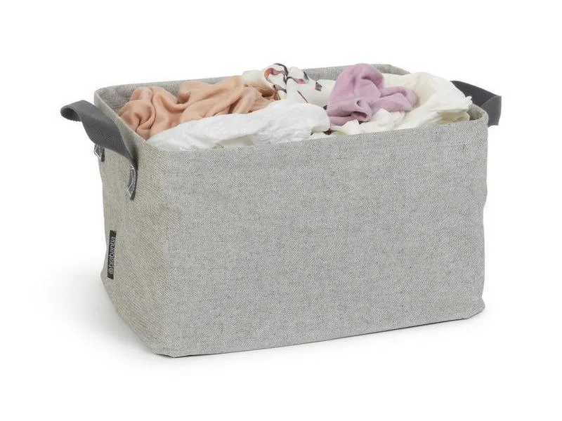 Brabantia Wäschekorb Linn faltbar Grau 35 l Brabantia Wäschekorb Linn faltbar Grau 35 l