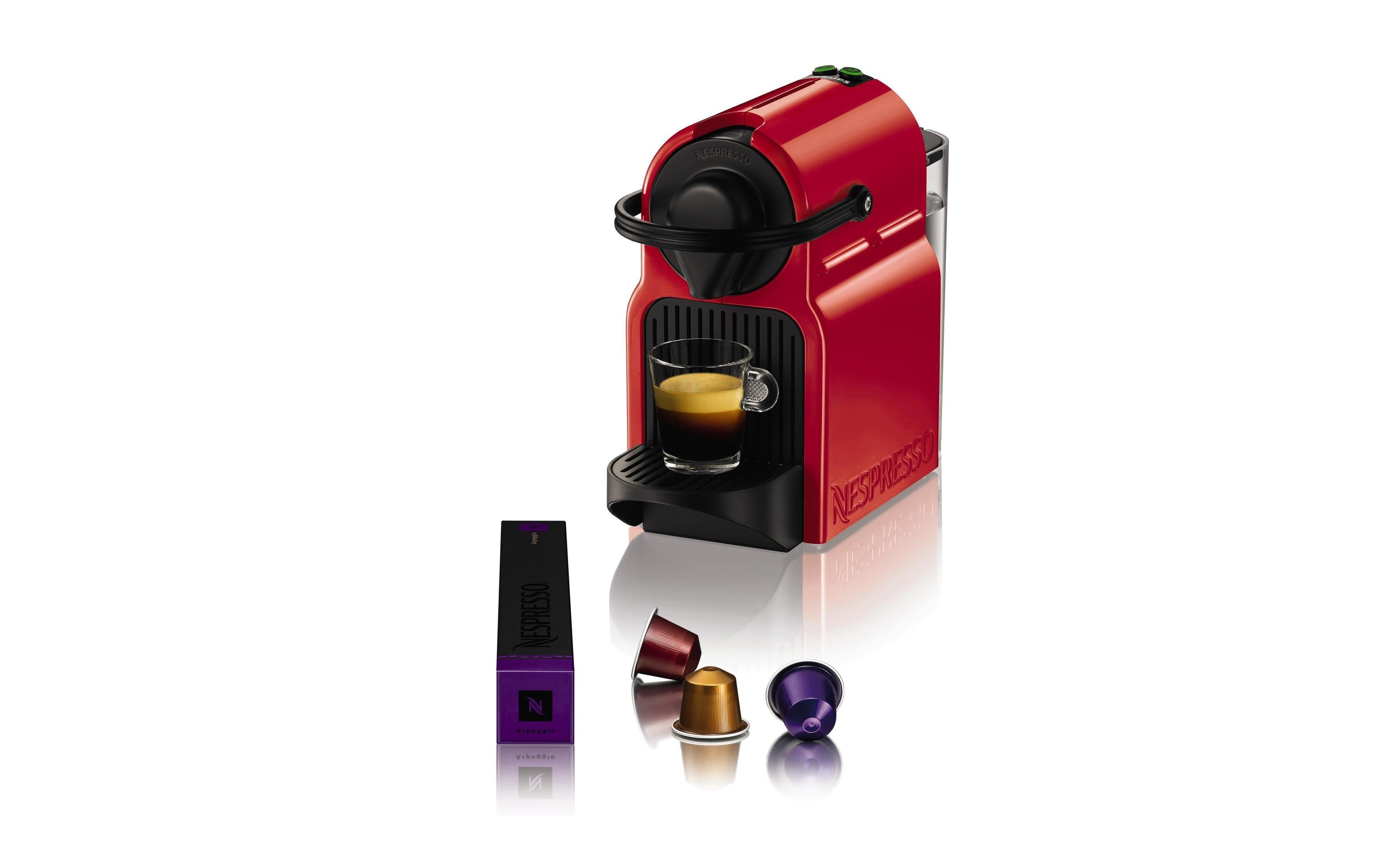 Krups Kaffeemaschine Nespresso Inissia XN1005 Rot