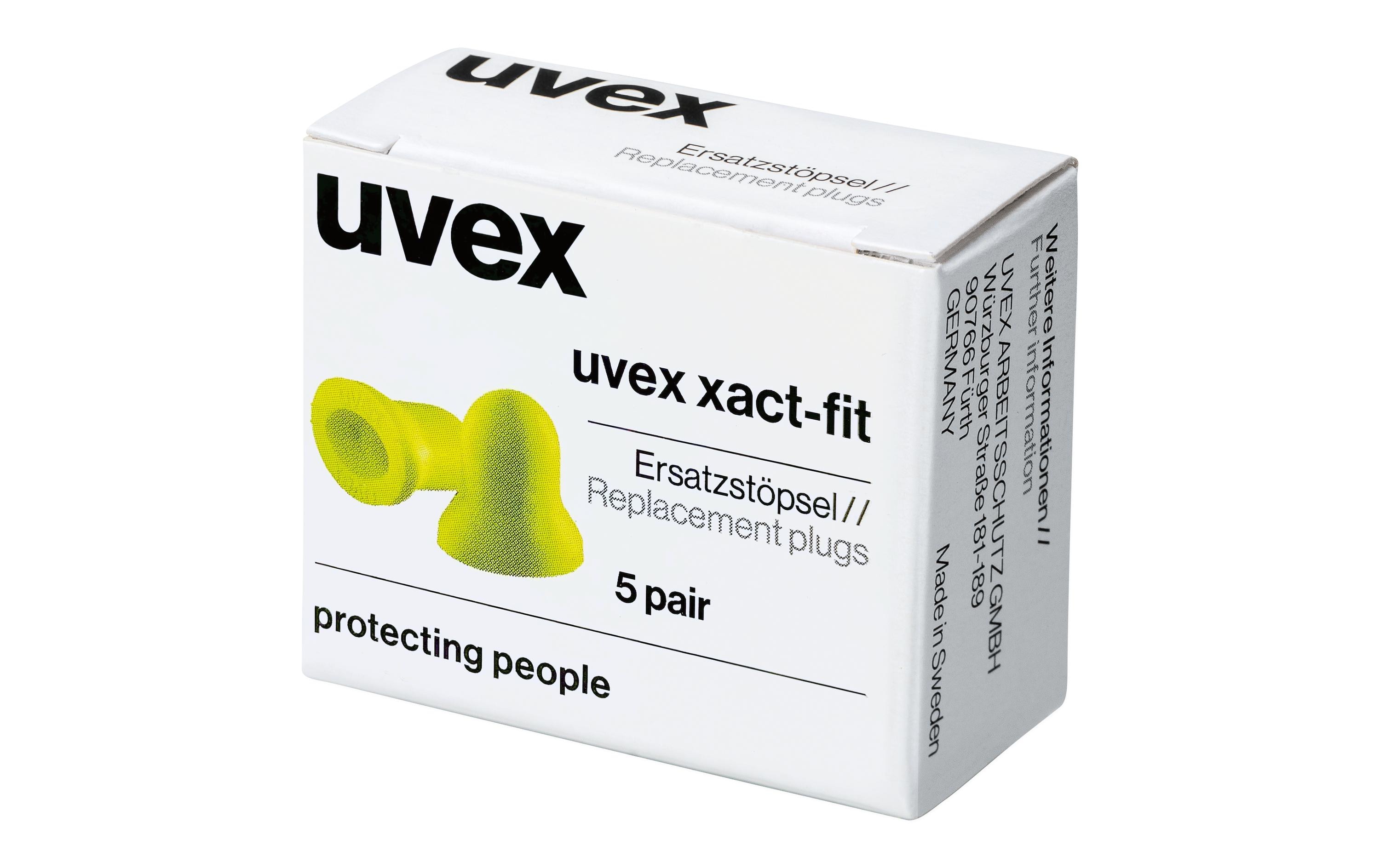 uvex Ersatzstöpsel zu xact-fit 5 Paar uvex Ersatzstöpsel zu xact-fit 5 Paar