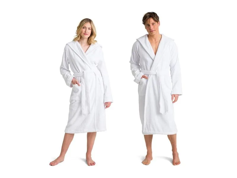 Möve Bademantel Superwuschel S, Weiss
