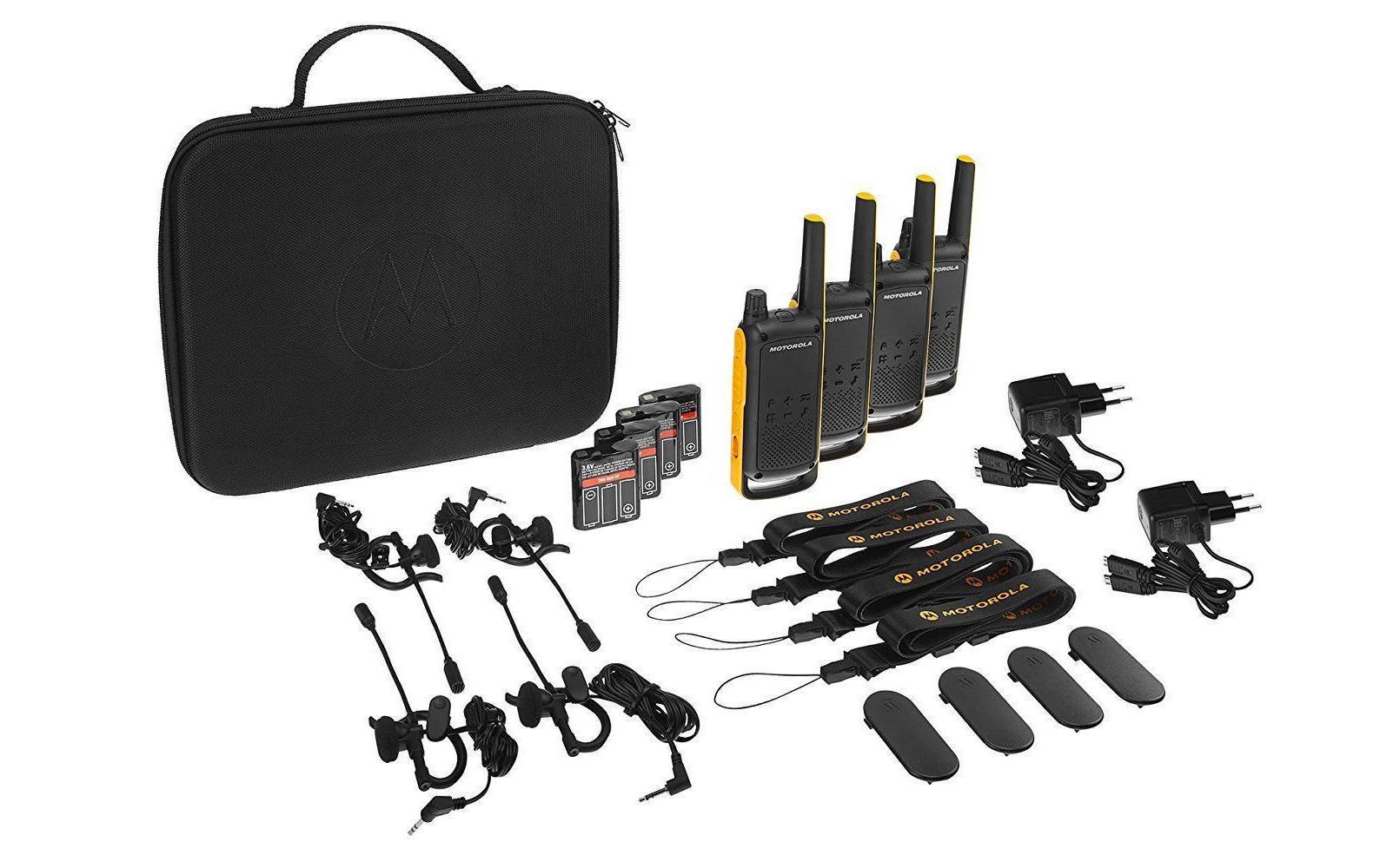 Motorola Funkgeräte-Set TLKR T82 Extreme 4 Stück Motorola Funkgeräte-Set TLKR T82 Extreme 4 Stück