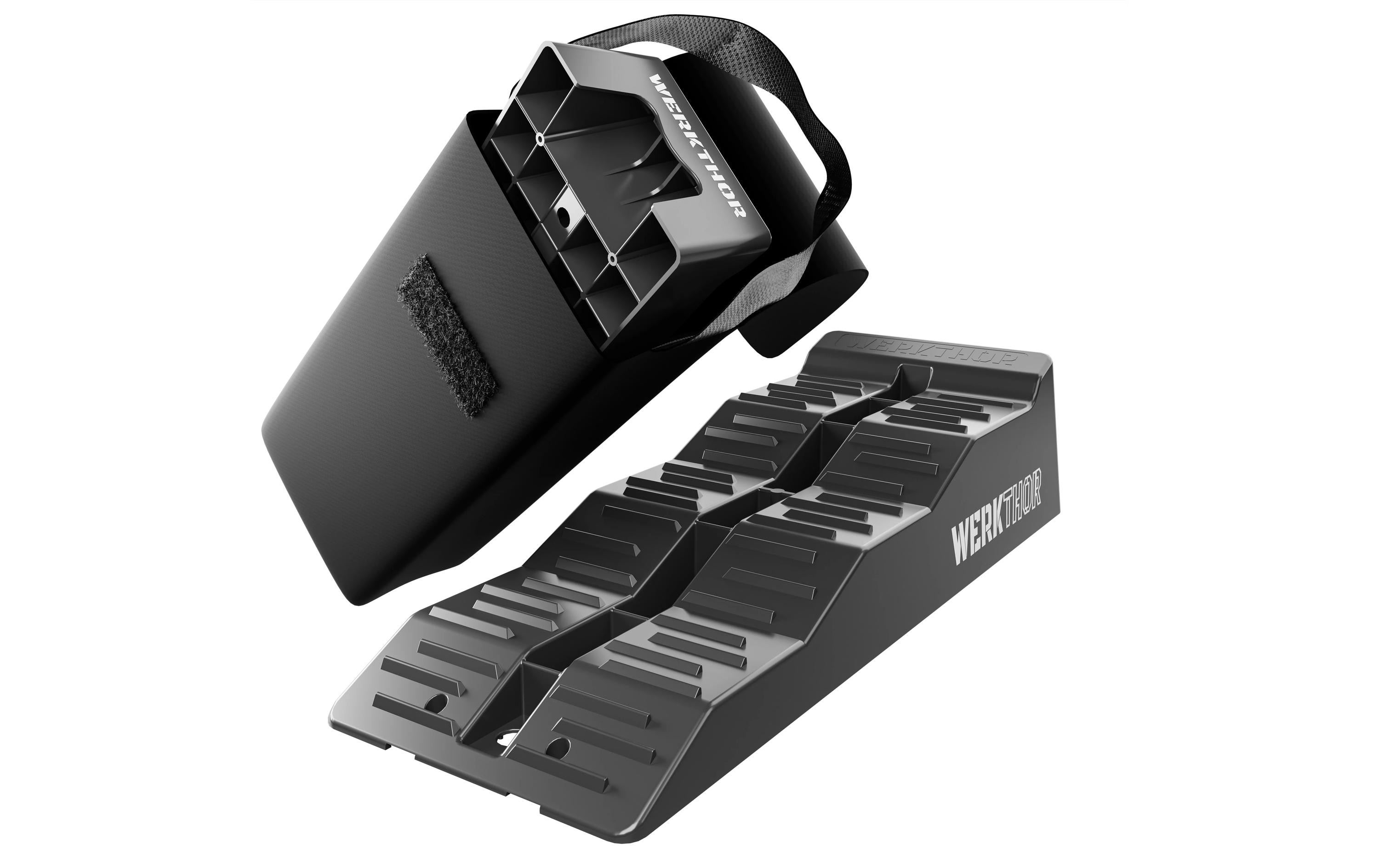 Werkthor Flache Auffahrkeile 2er Set, Grau