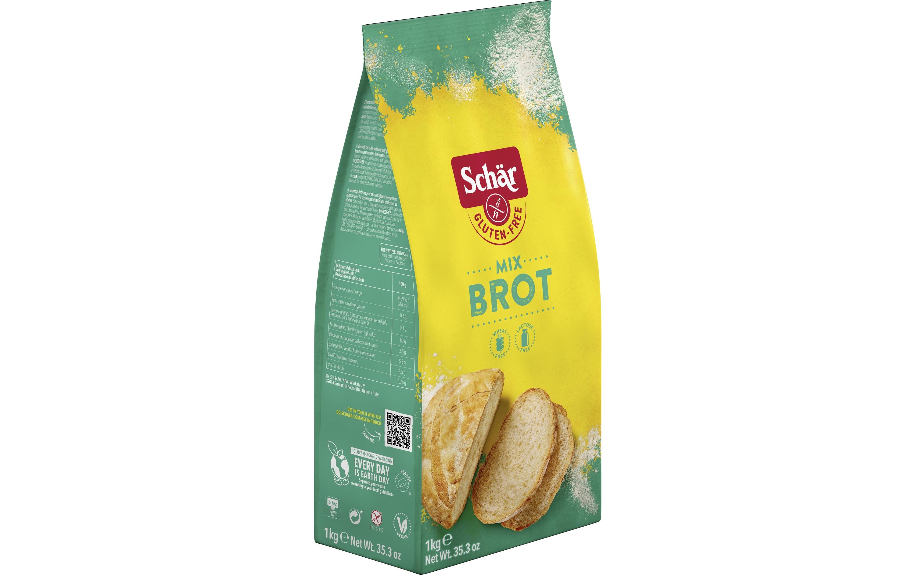 Dr.Schär Backmischung Mix Brot glutenfrei 1 kg