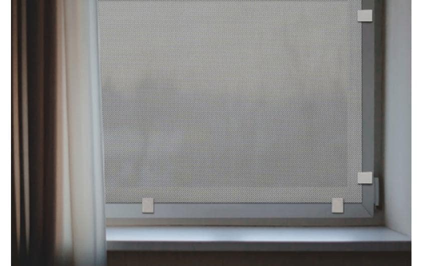 Gardinia Klebeklammer Outdoor, Weiss,4 Stück