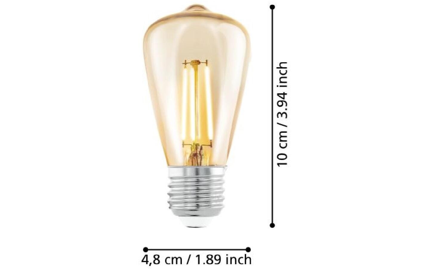 EGLO Leuchten Lampe 4 W E27 Warmweiss