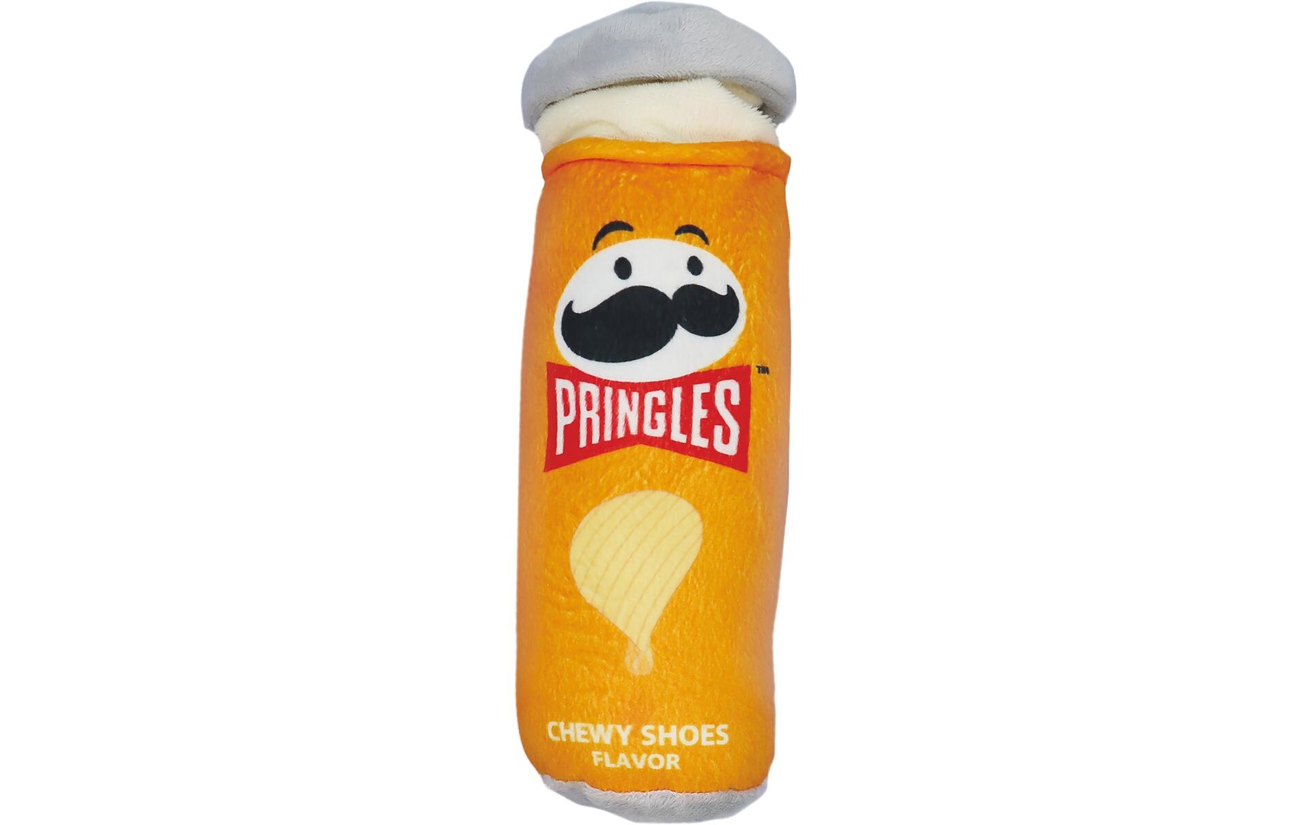 Record Hunde-Spielzeug Plüschtier Pringles 7 x 26 cm, Orange