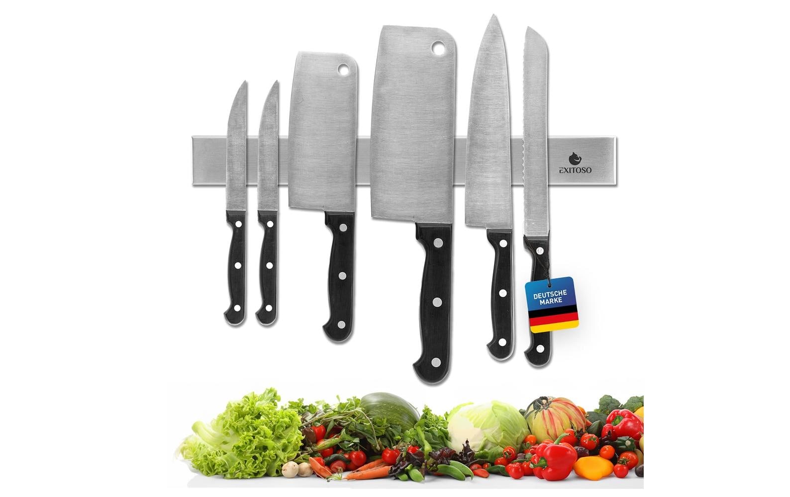 Exitoso Magnetschiene für Messer Silber