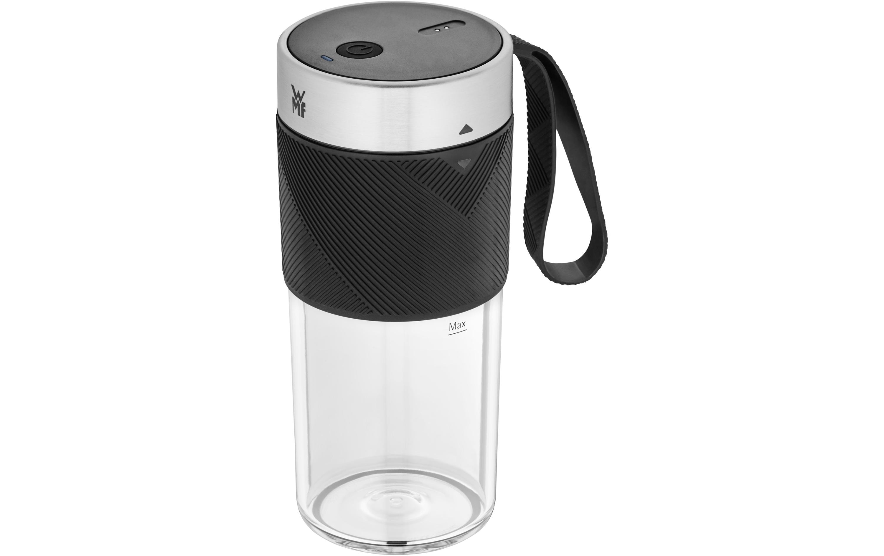 WMF Smoothie Maker Küchenminis Mix on the go Schwarz/Silber matt