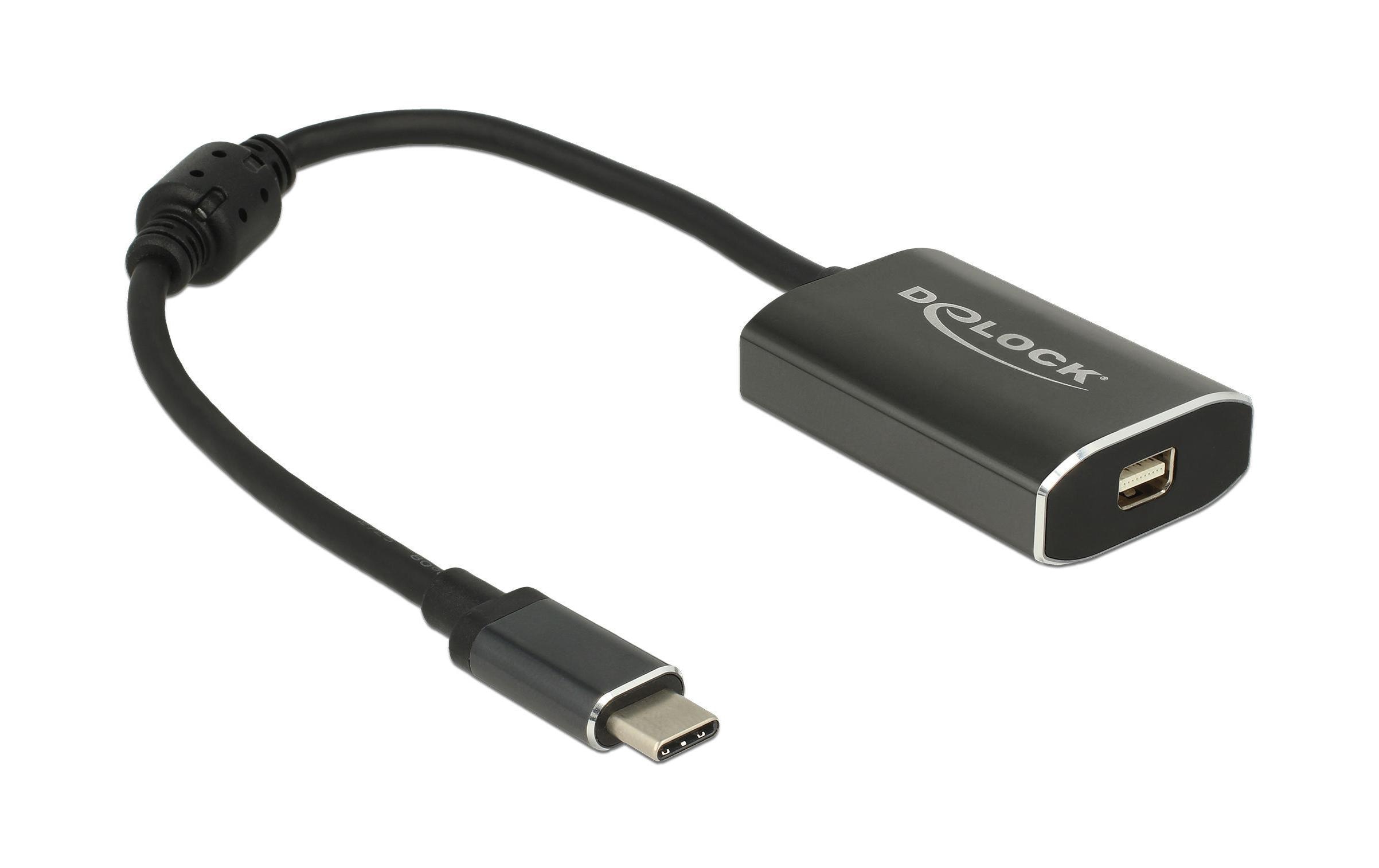 Delock Adapter 4K USB-C - Mini-DP/USB-C mit PD