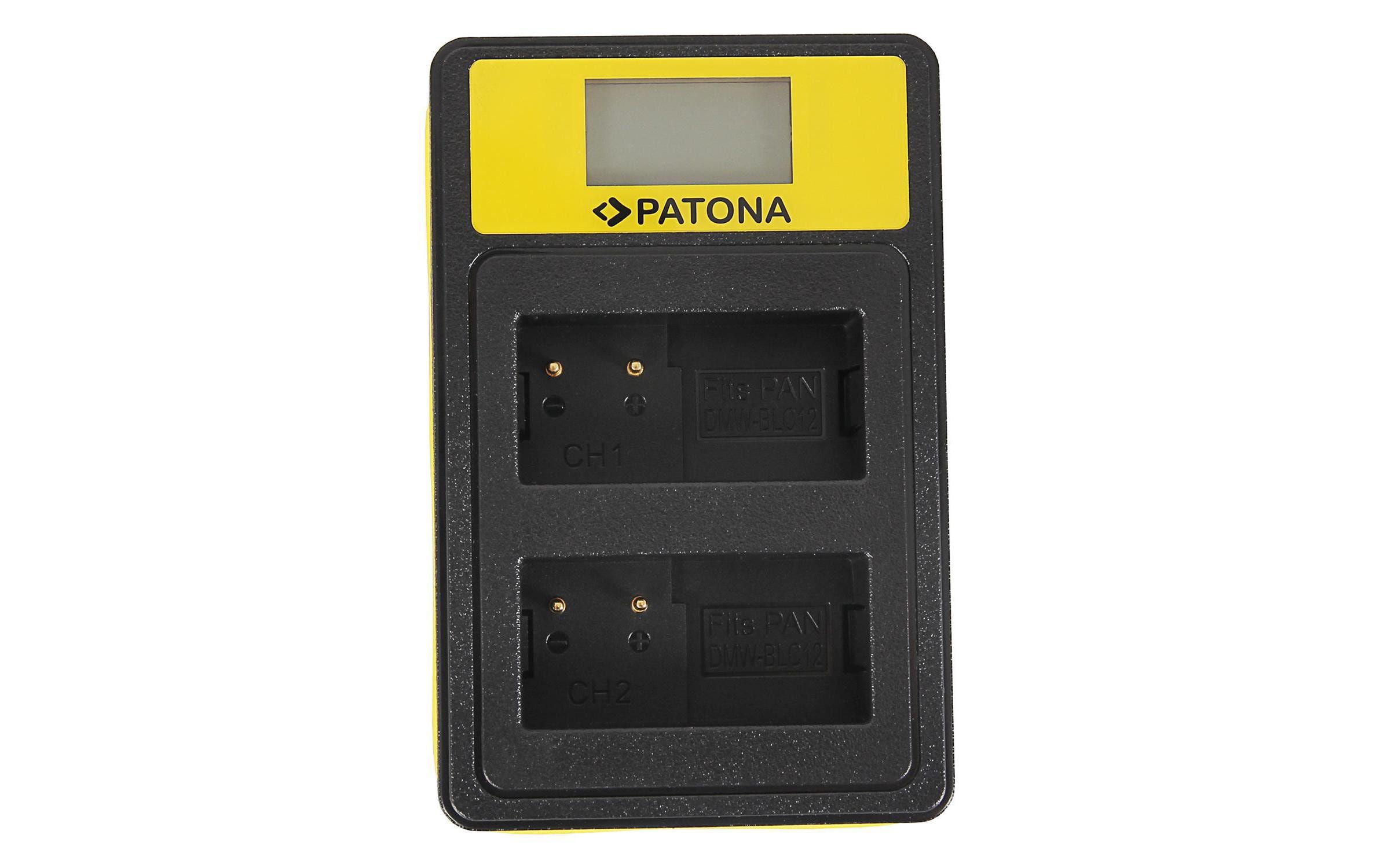 Patona Ladegerät Smart Dual LCD USB Panasonic DMW-BLC12PP