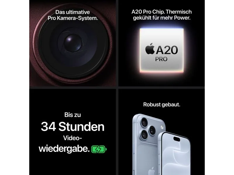 Apple iPhone 18 Pro 2000 GB Schwarz