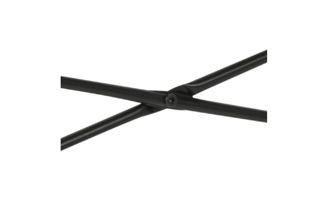 AC Design Tisch Seaford, Schwarz matt / Wildeiche matt