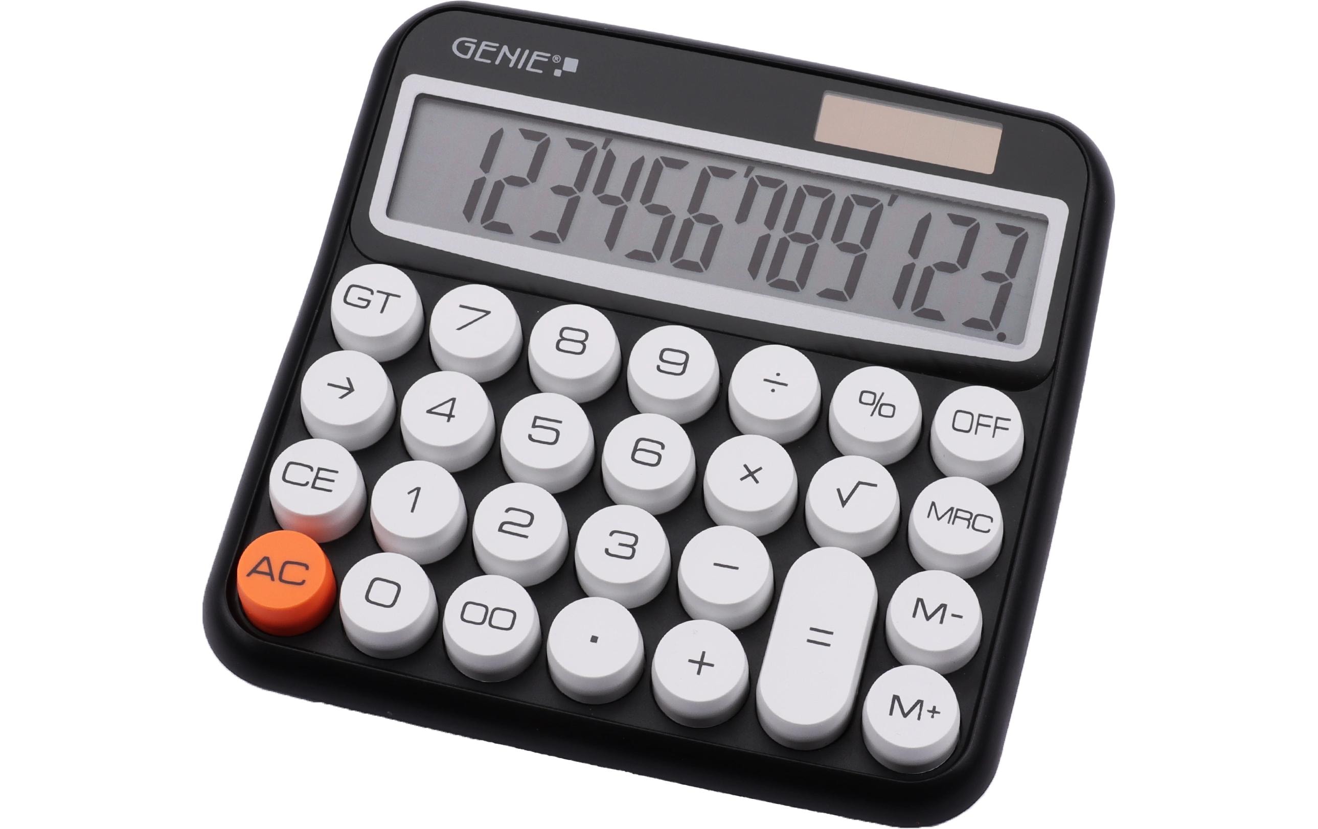 Genie Taschenrechner 612BK Schwarz Genie Taschenrechner 612BK Schwarz