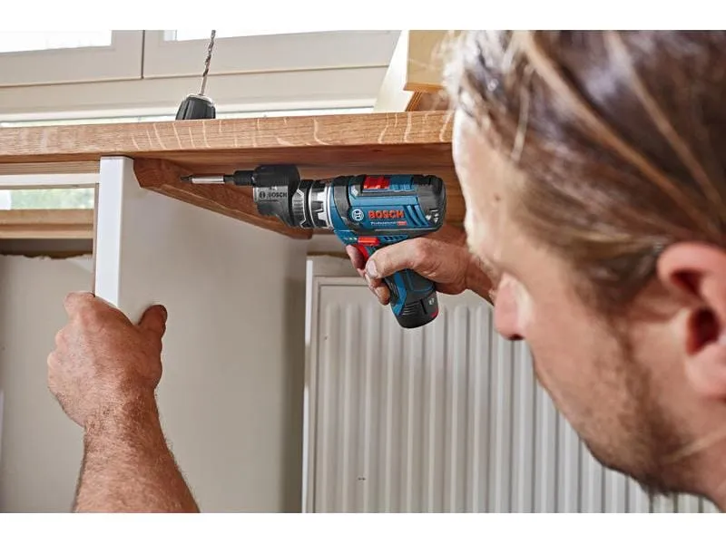 Bosch Professional Akku-Bohrschrauber GSR 12 V-15 FC Kit 2x 2.0 Ah + Aufsätze Bosch Professional Akku-Bohrschrauber GSR 12 V-15 FC Kit 2x 2.0 Ah + Aufsätze