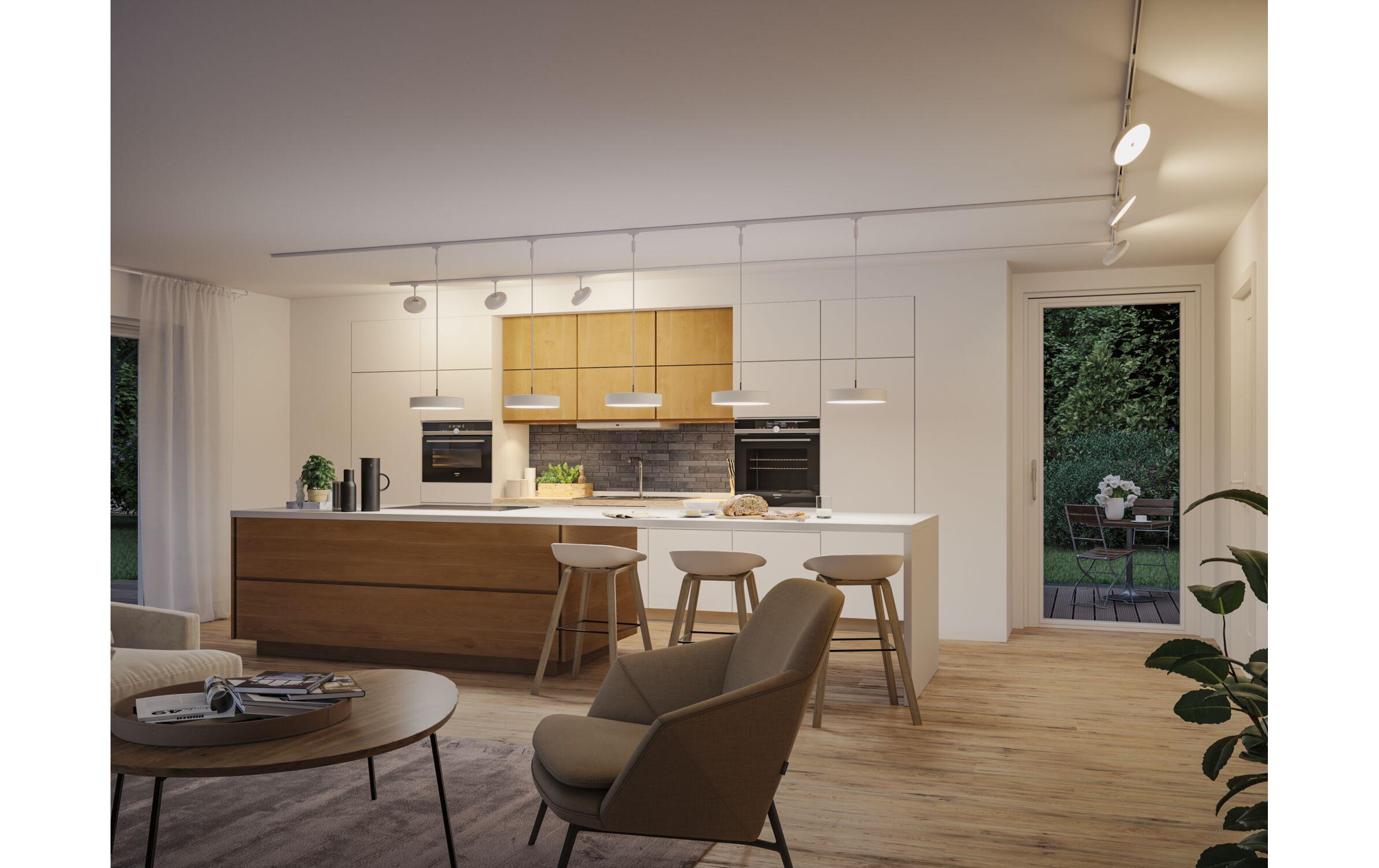 Paulmann URail LED Pendel Hildor RGBW Zigbee, 10W, signalweiss