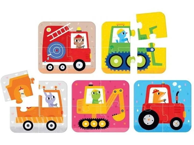 Banana Panda Puzzle On-the-Go Fahrzeuge Pappe 20 Teile Banana Panda Puzzle On-the-Go Fahrzeuge Pappe 20 Teile