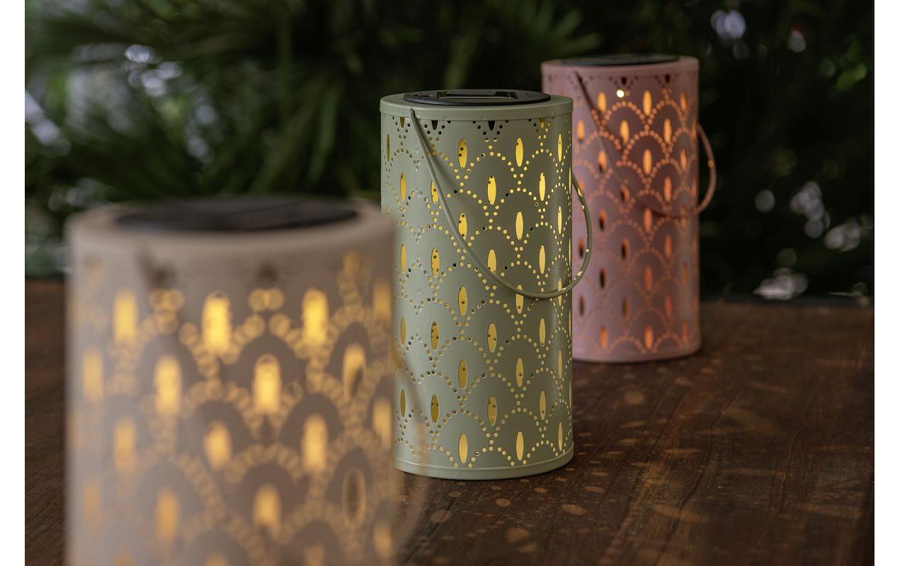 STT Solar Ornament Lantern Mauve