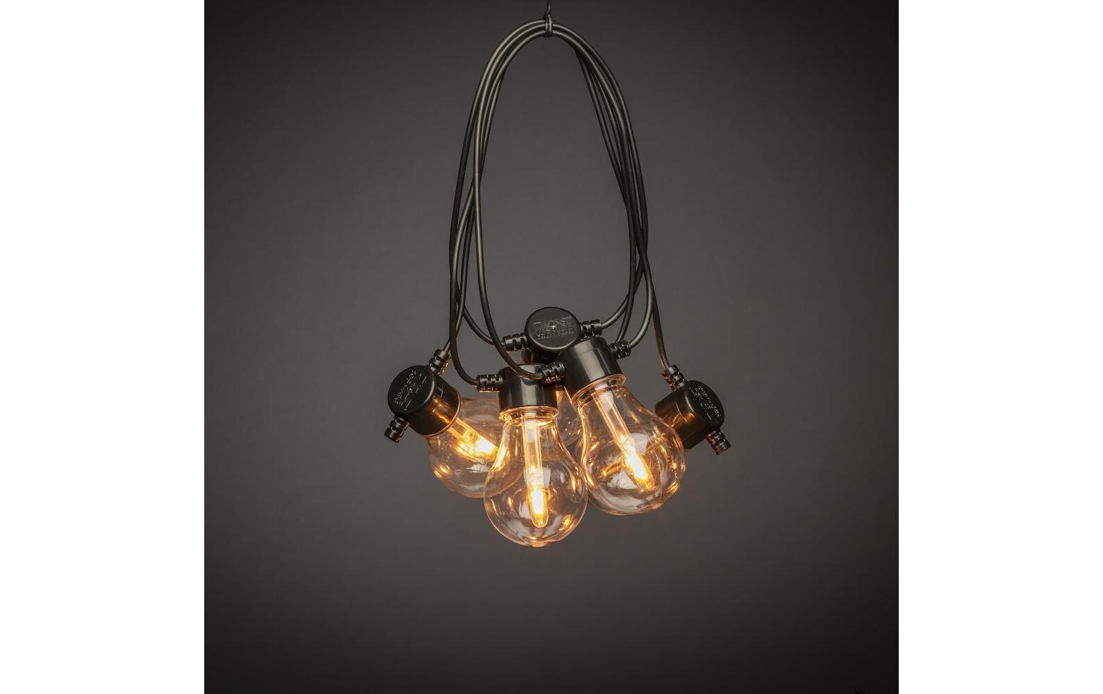 Konstsmide Lichterkette Solar 2341, 10 LEDs, Transparent