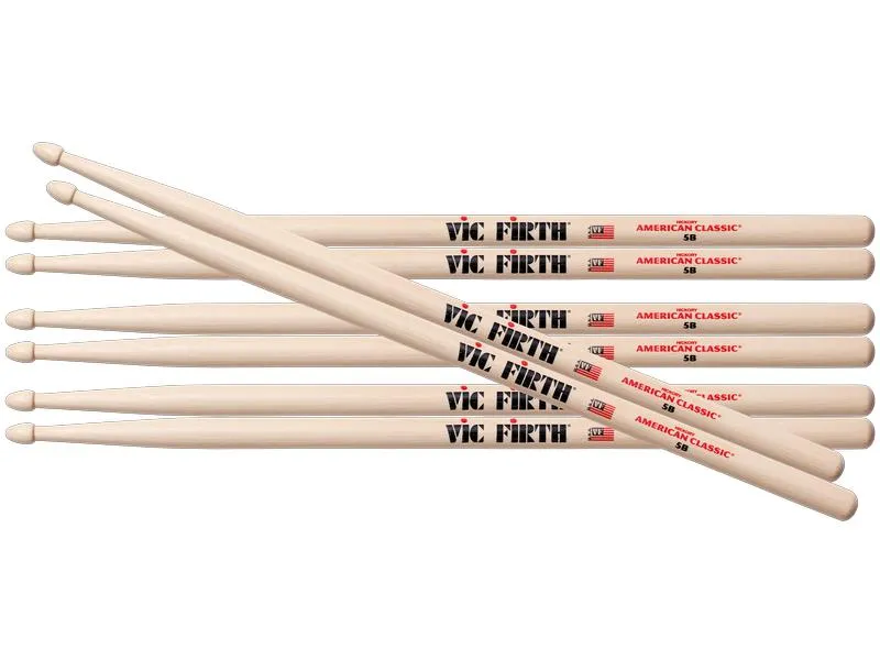 Vic Firth Drumsticks 5B – Value Pack Vic Firth Drumsticks 5B – Value Pack
