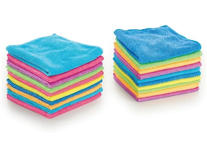 CLEANmaxx Mikrofaser-Reinigungstuch 30 Stück, Mehrfarbig