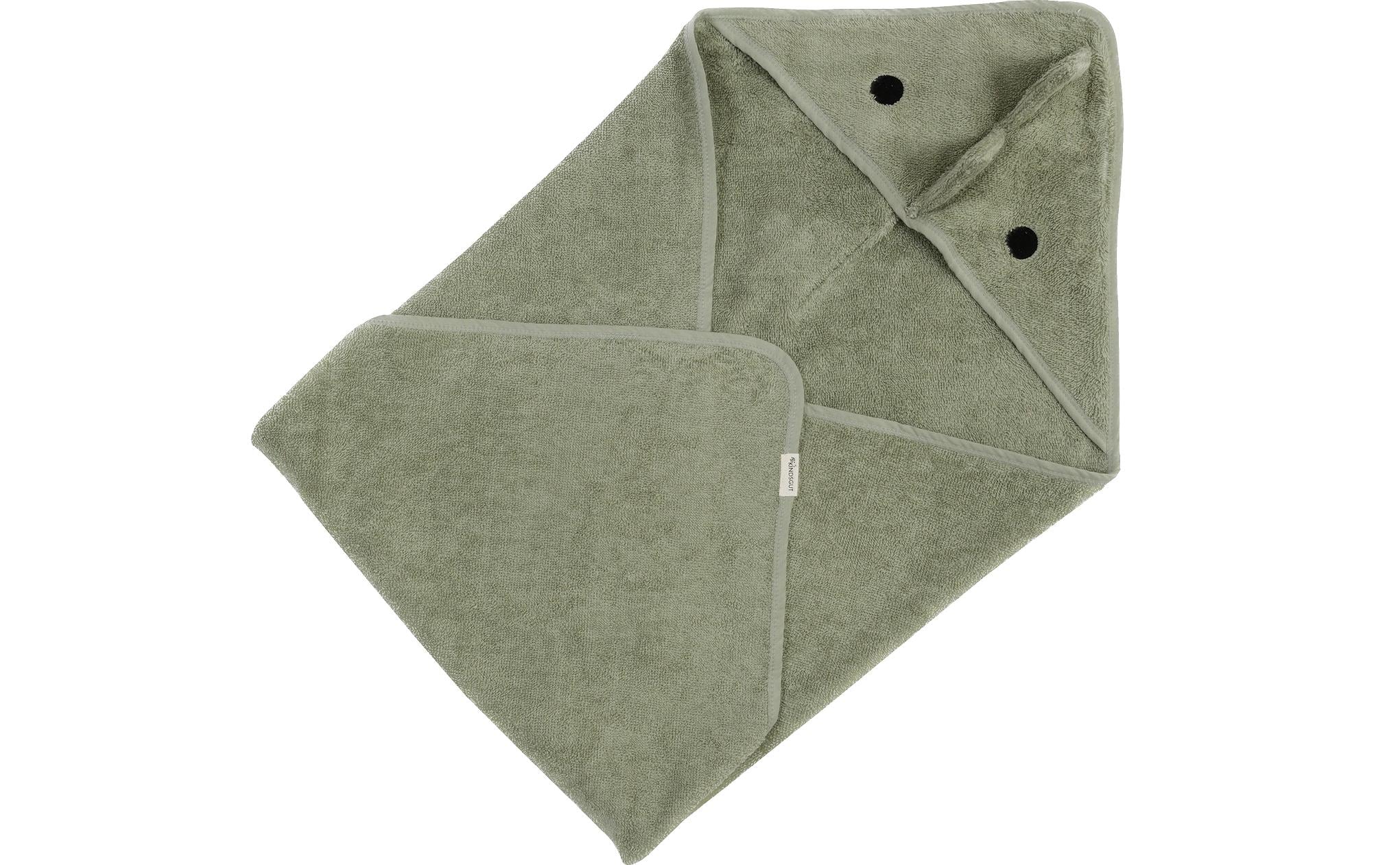 Kindsgut Kapuzenhandtuch Dino 75 x 75 cm